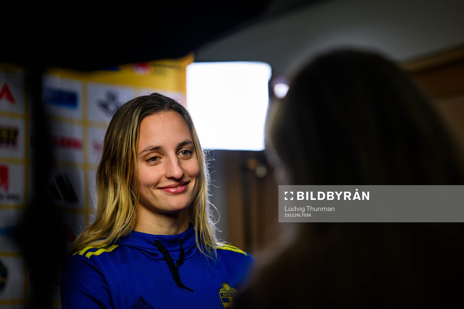 Nathalie Björn of the women's national football team of