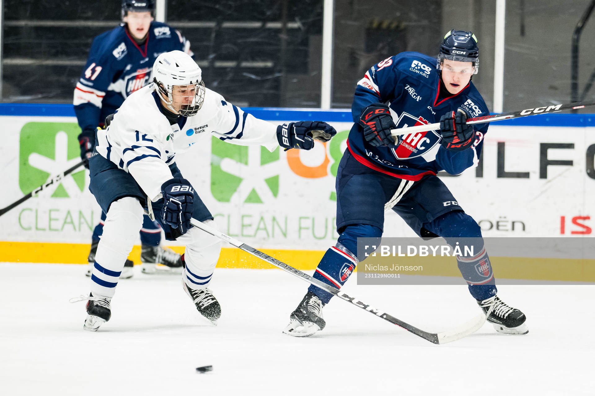 Jonstorps Oscar Johansson och Helsingborgs Julius Ekeroth