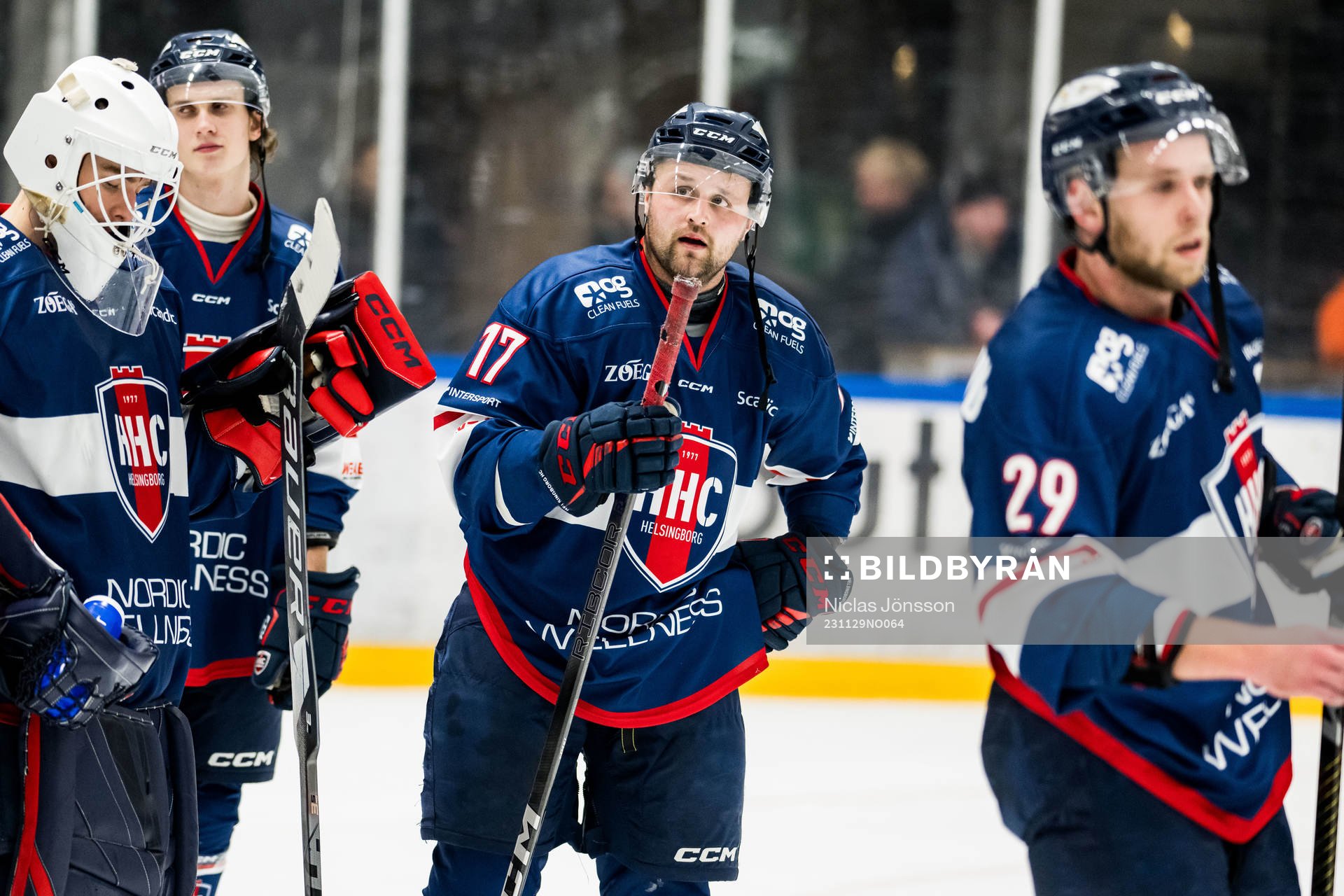 Helsingborgs Robin Bringsén deppar