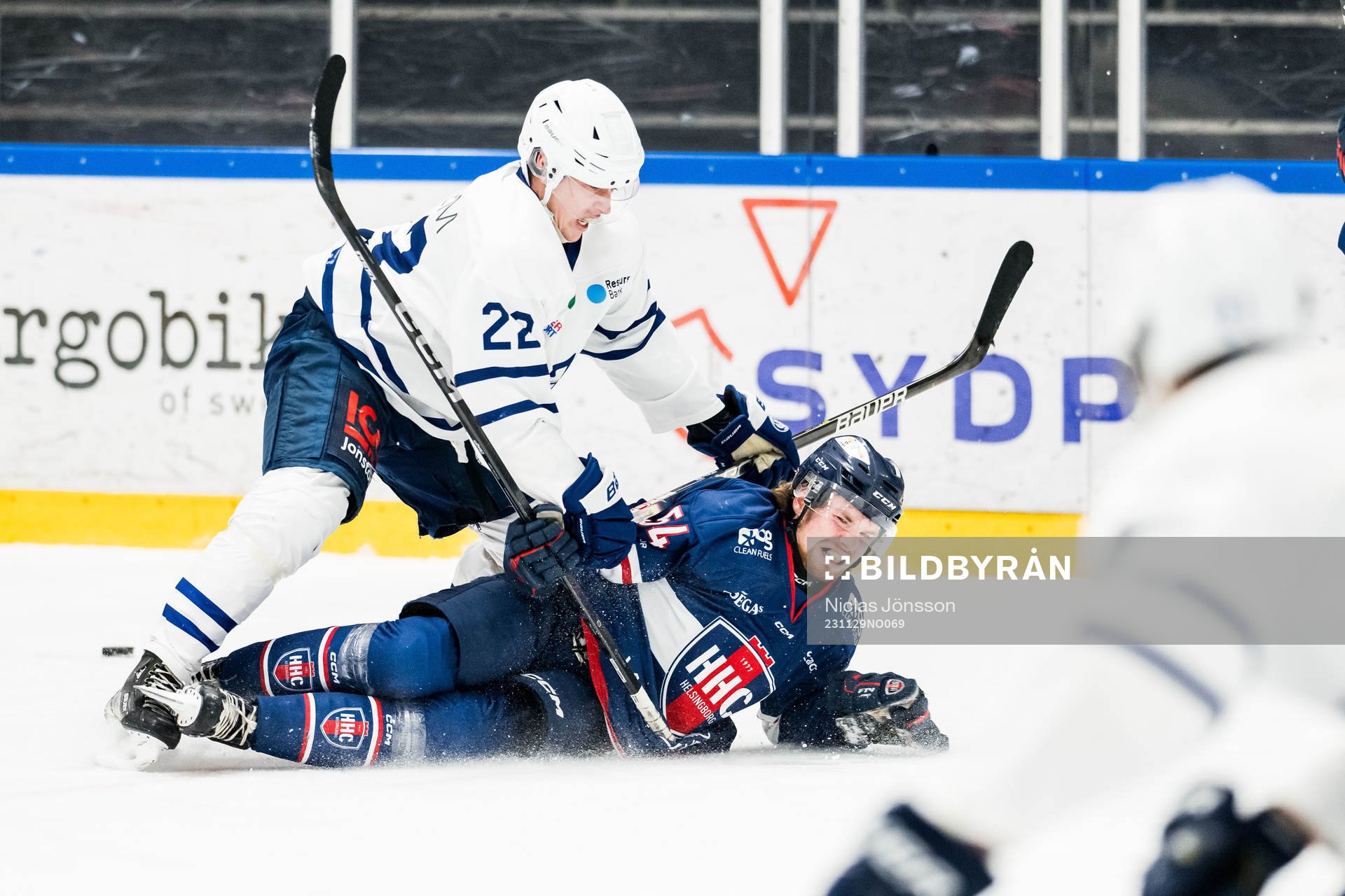 Jonstorps Simon Erlandsson och Helsingborgs Wille Frelin