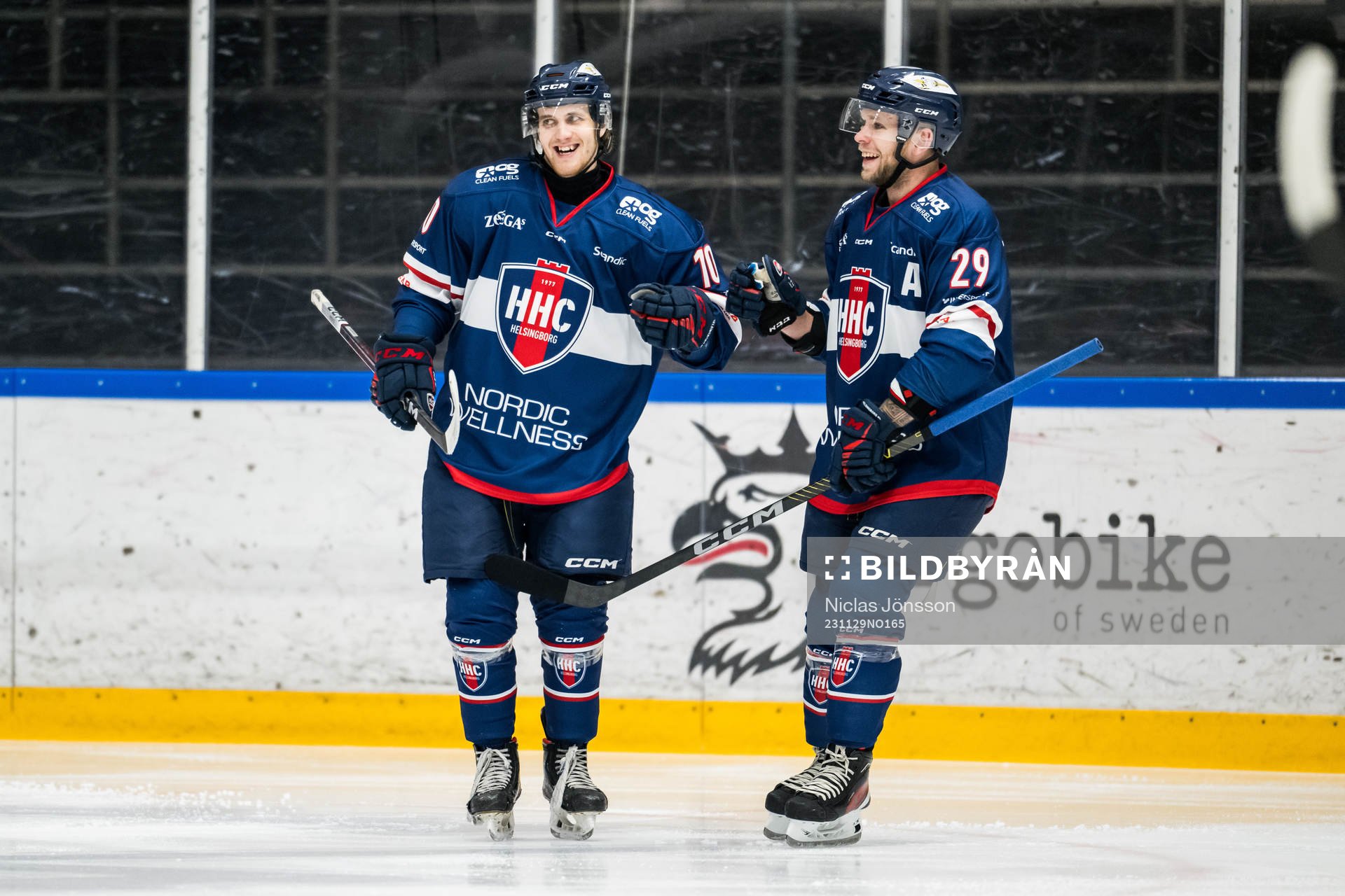 Helsingborgs Alexander Bengtsson  och Anton Sjöstrand