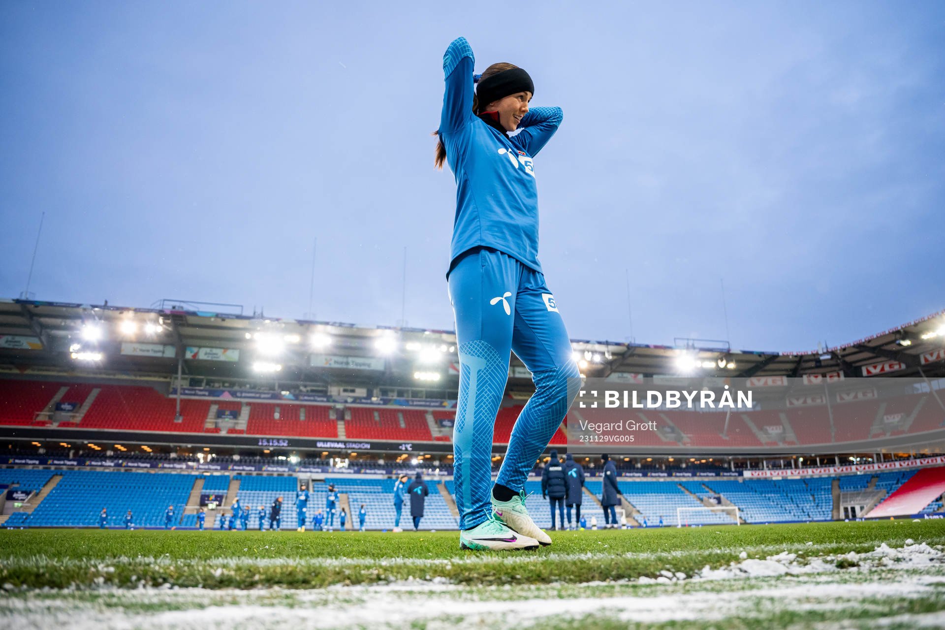 Tuva Hansen of the Norwegian women's national football team