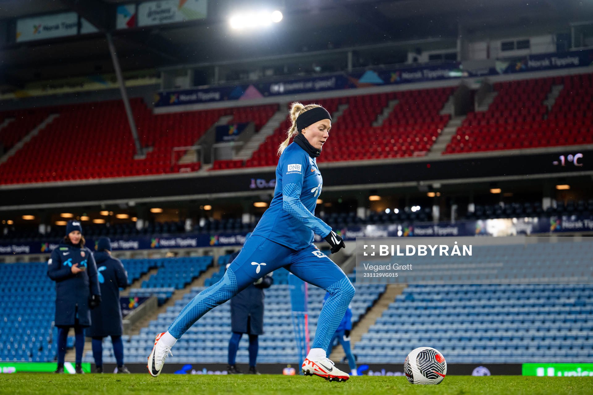 Guro Bergsvand of the Norwegian women's national football