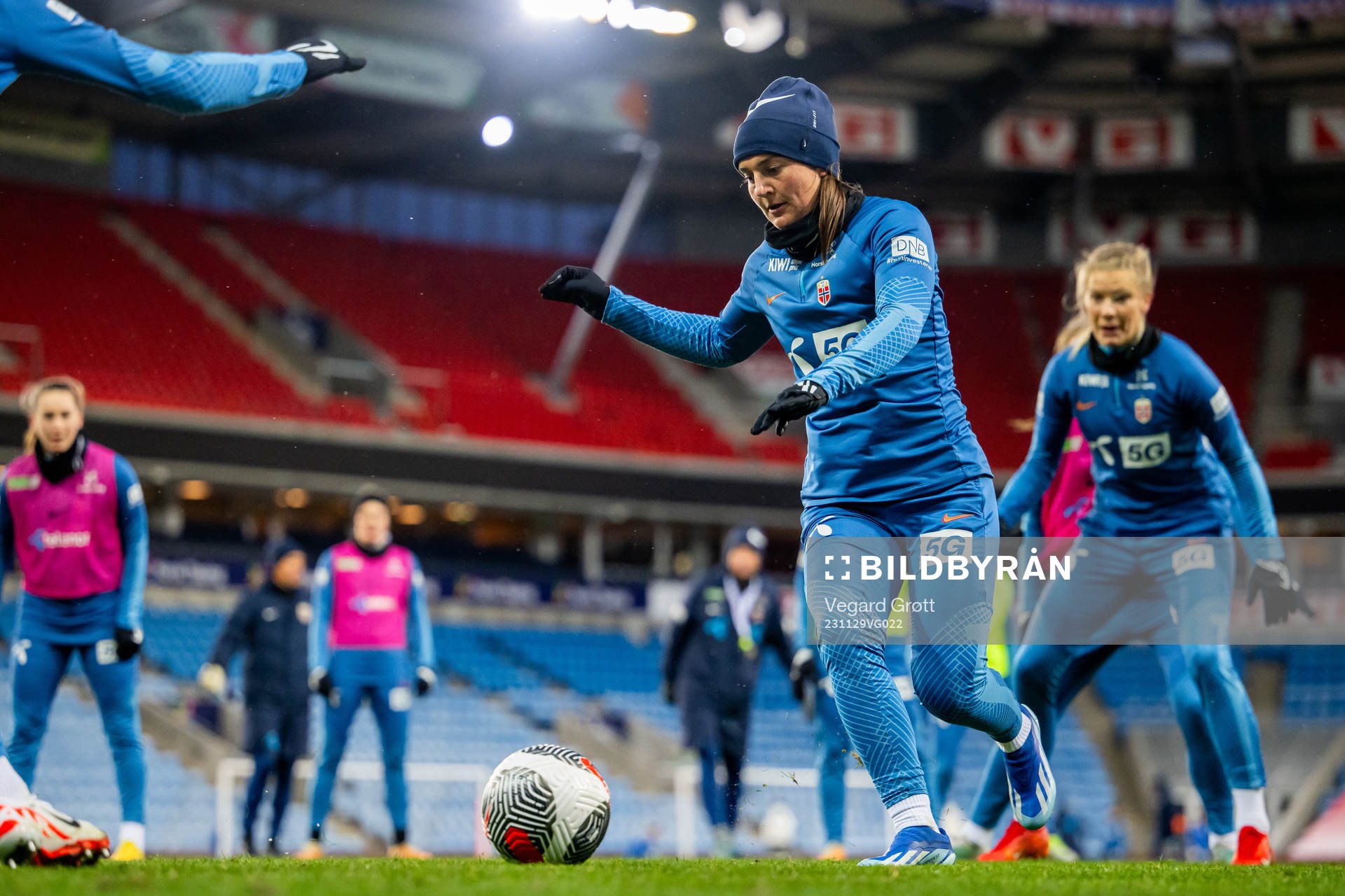 Vilde Bøe Risa of the Norwegian women's national football