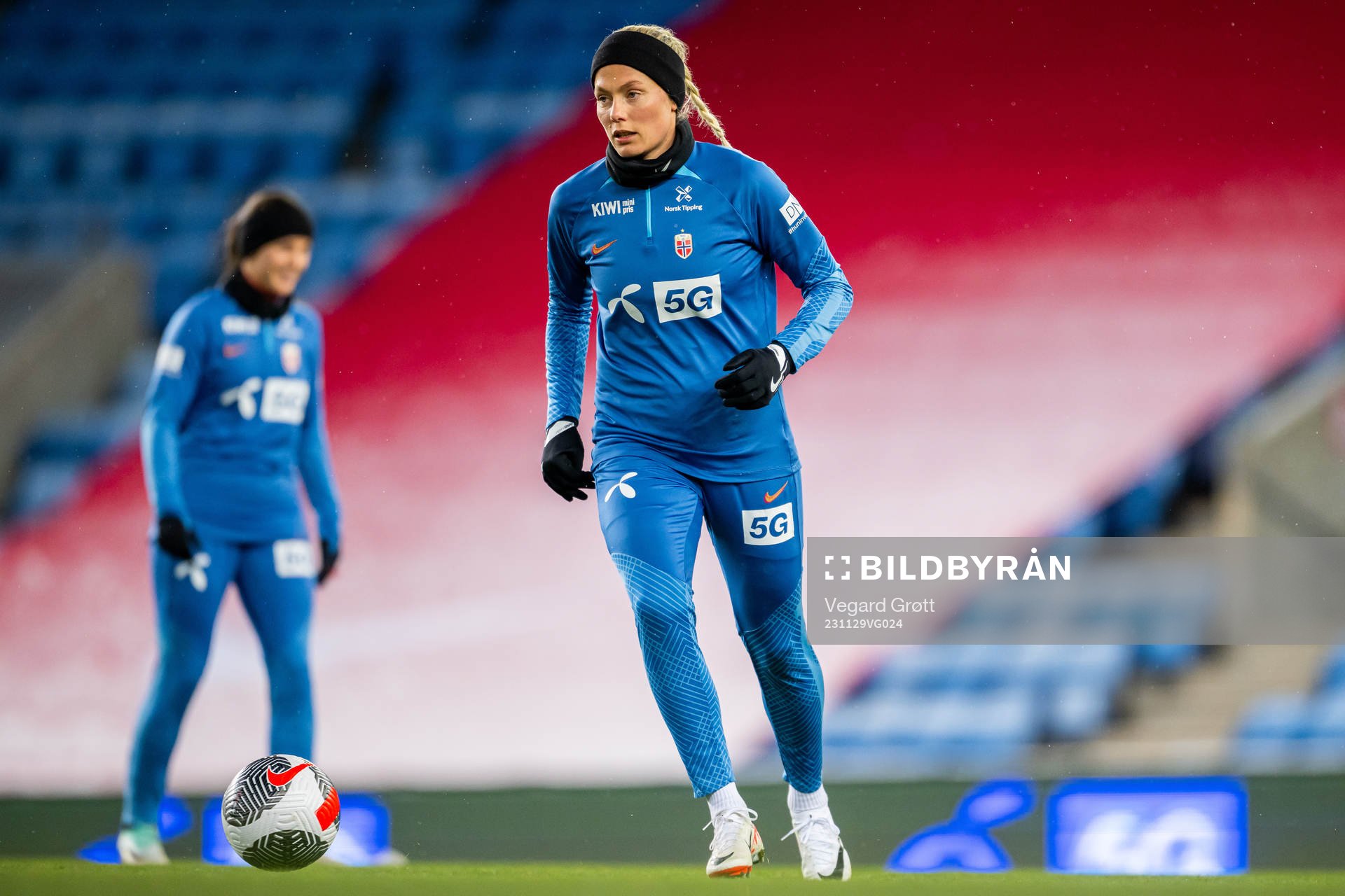 Guro Bergsvand of the Norwegian women's national football