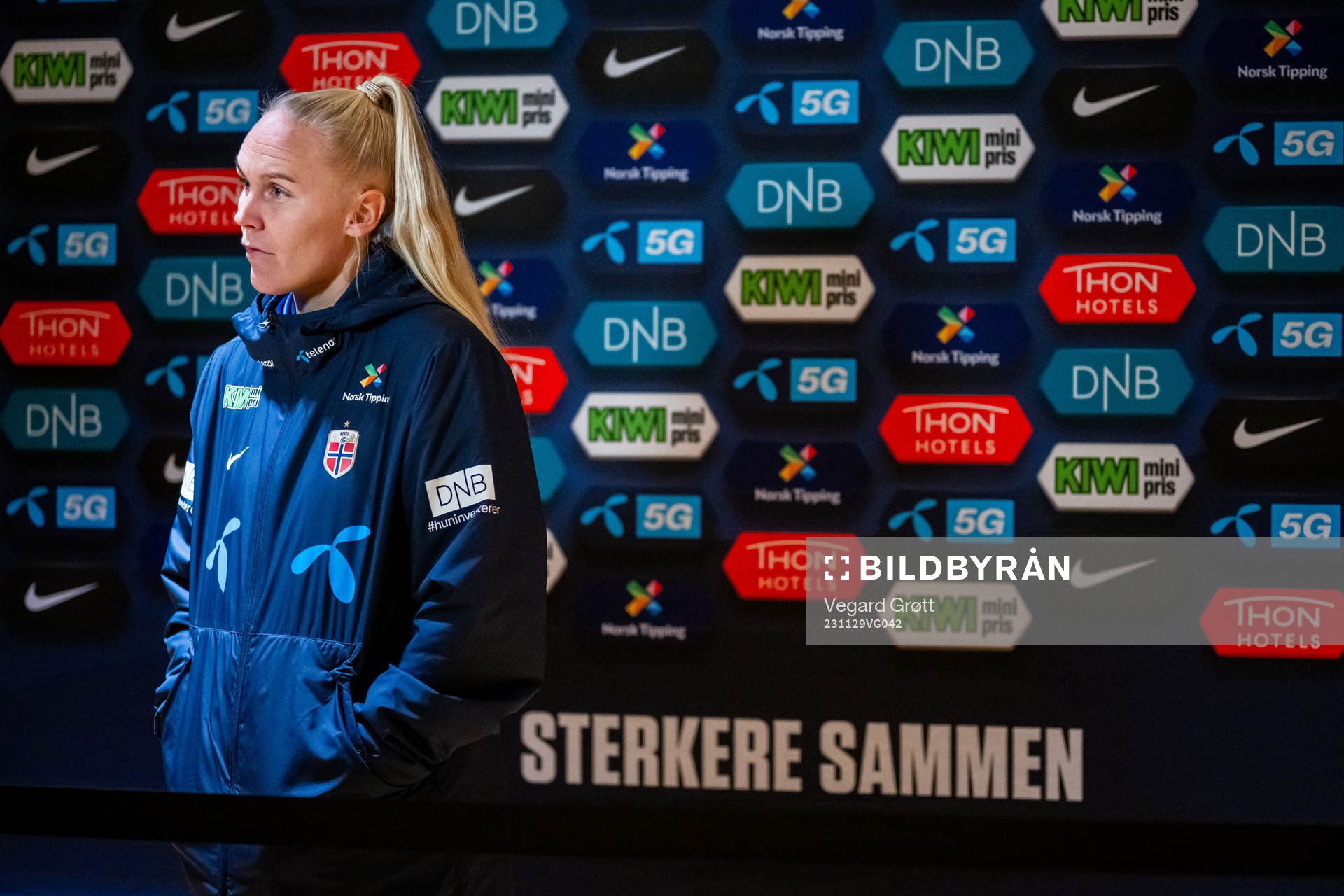 Maria Thorisdottir of the Norwegian women's national