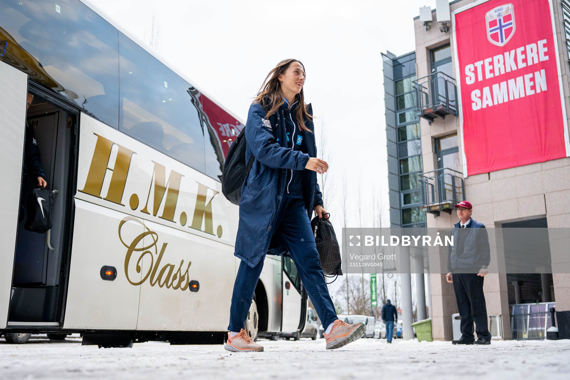Goalkeeper Cecilie Fiskerstrand of the Norwegian women's