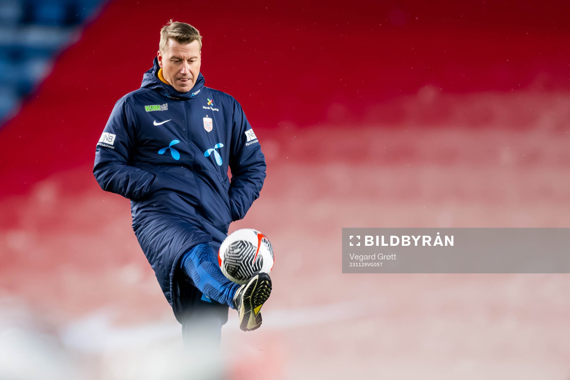 Leif Gunnar Smerud, head coach of the Norwegian women's