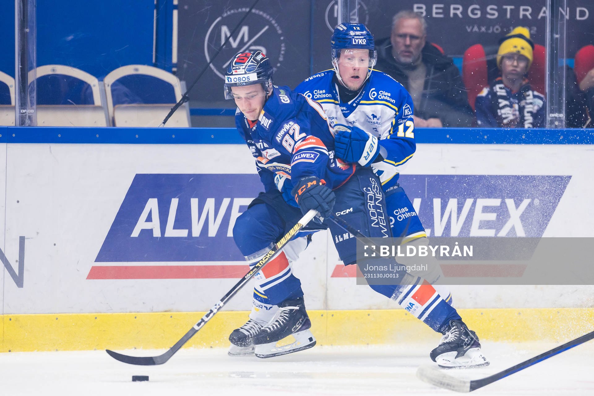 Växjös Joel Svensson och Leksands Kalle Östman