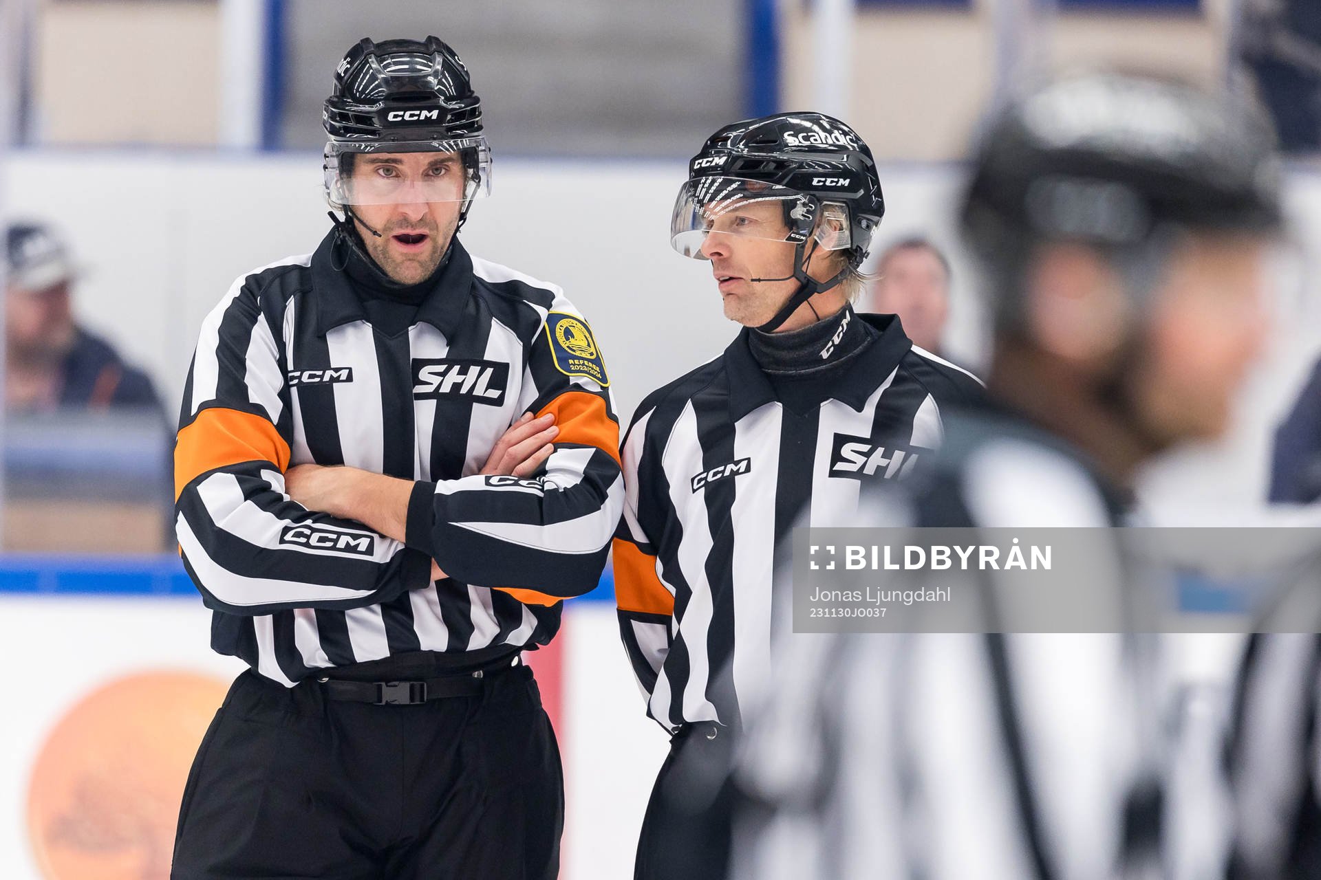 Domare Mikael Sjöqvist och Domare Mikael Andersson