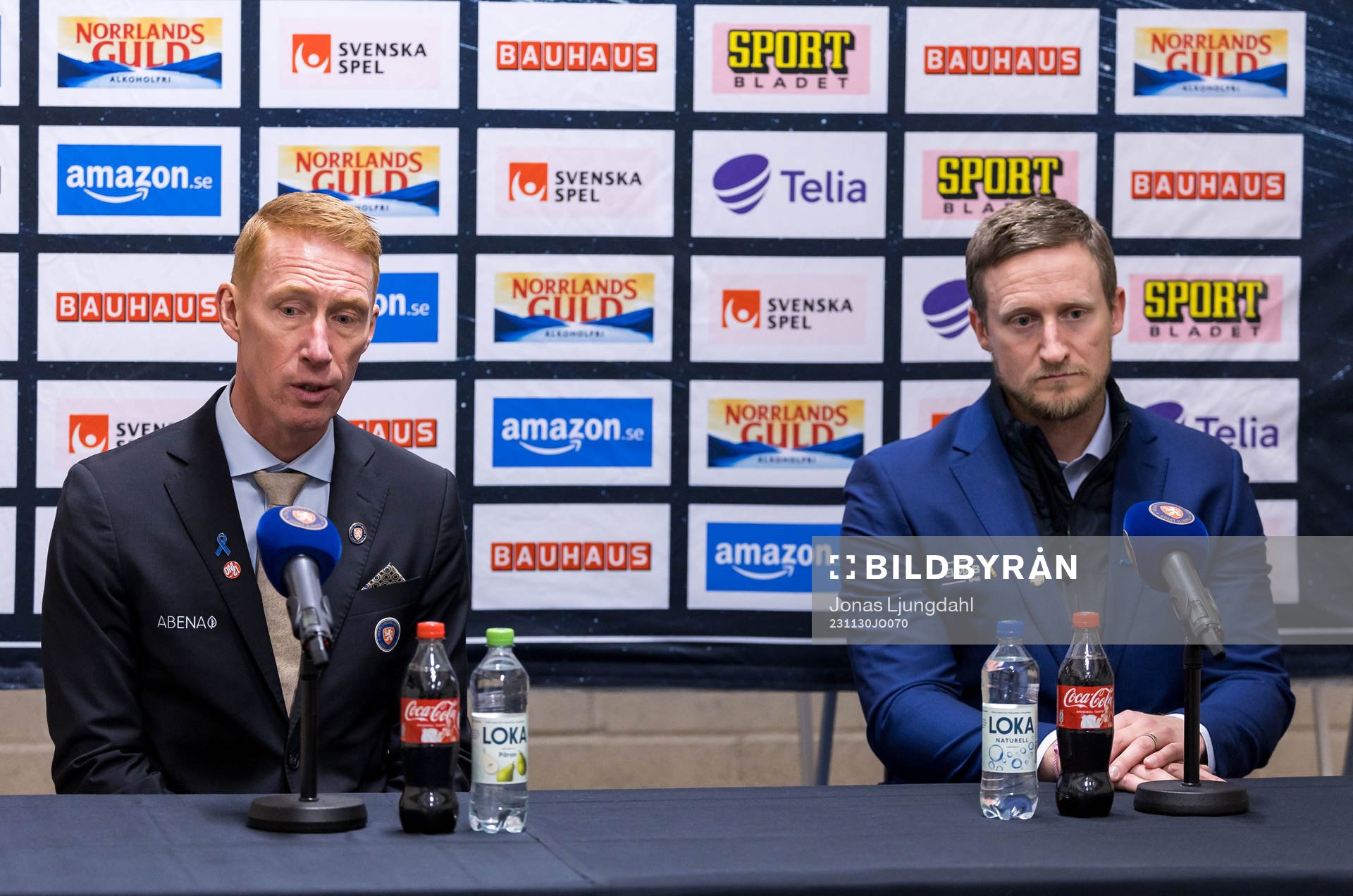 Växjös tränare Jörgen Jönsson och Leksands