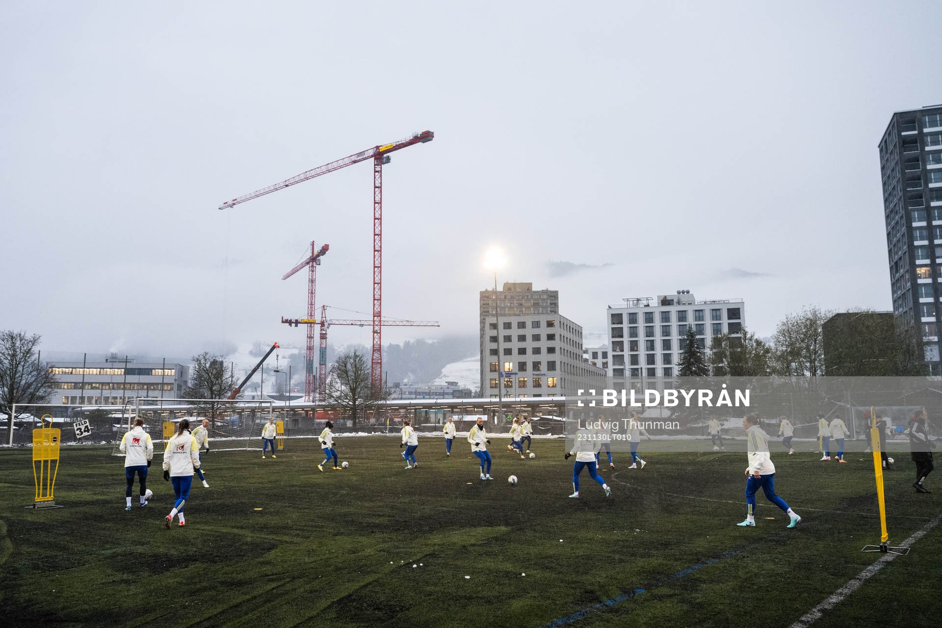 General view of the pitch