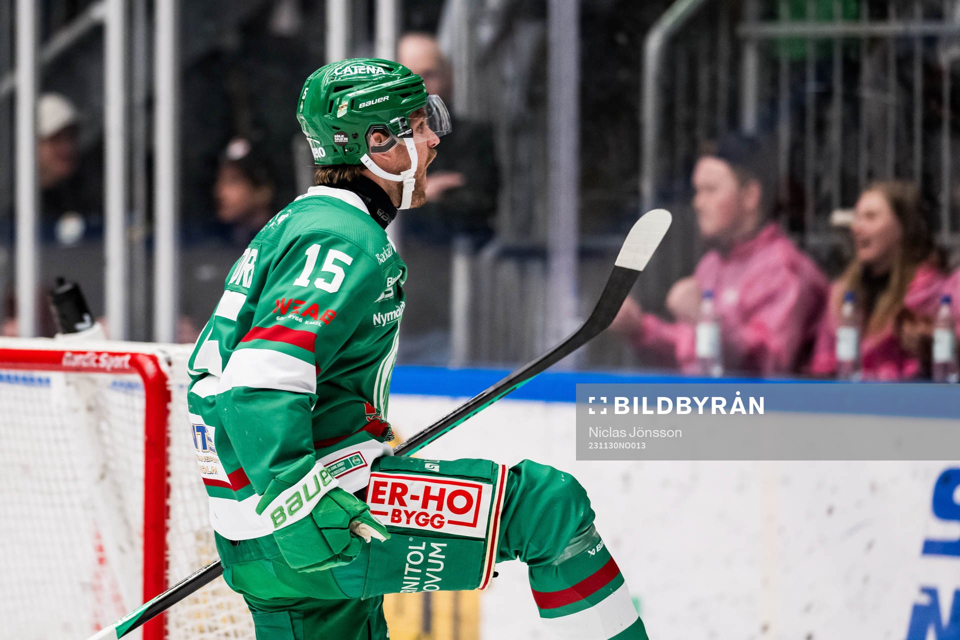 Rögles Simon Ryfors jublar