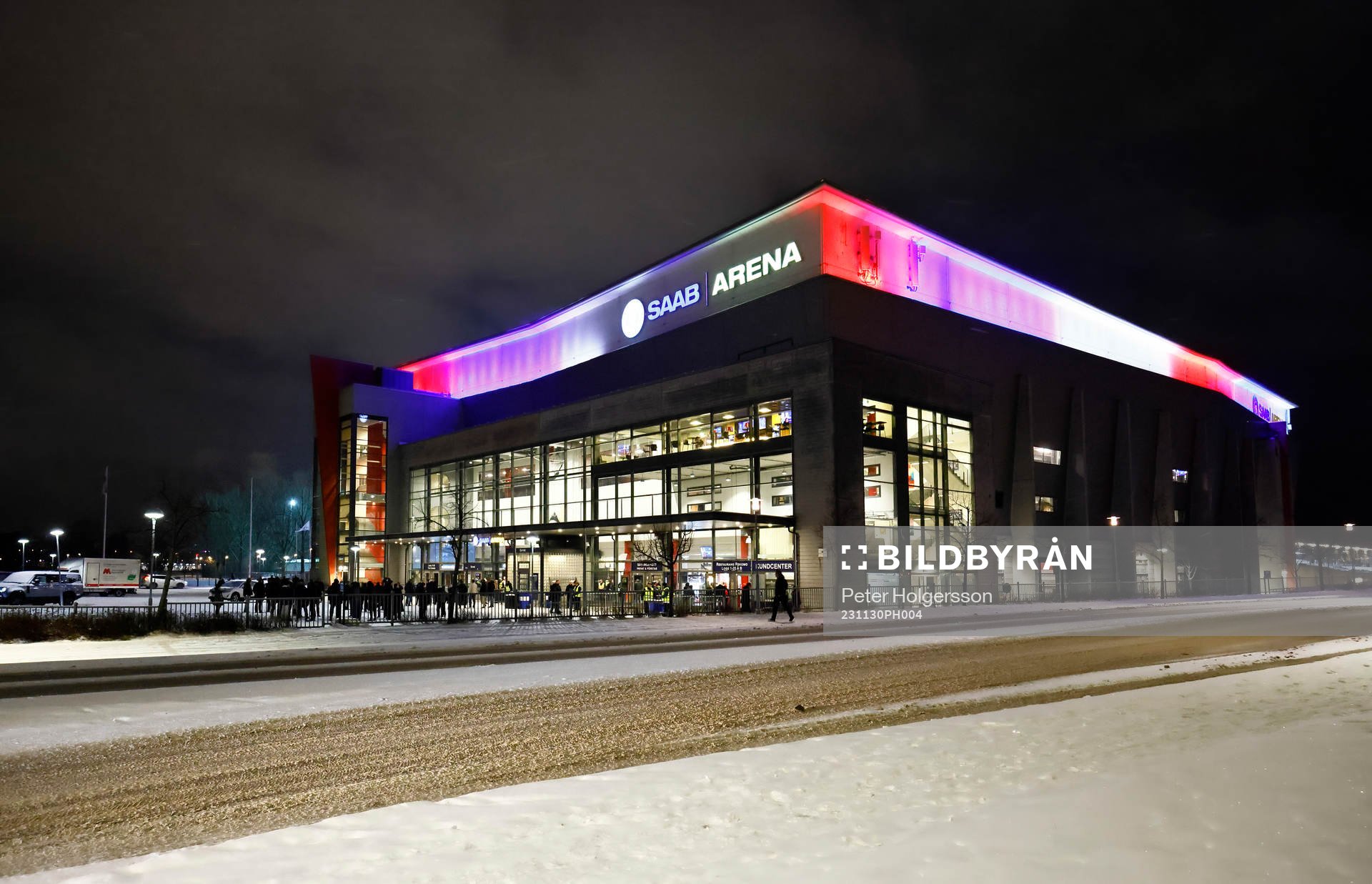 SAAB Arena före ishockeymatchen i SHL mellan Linköping