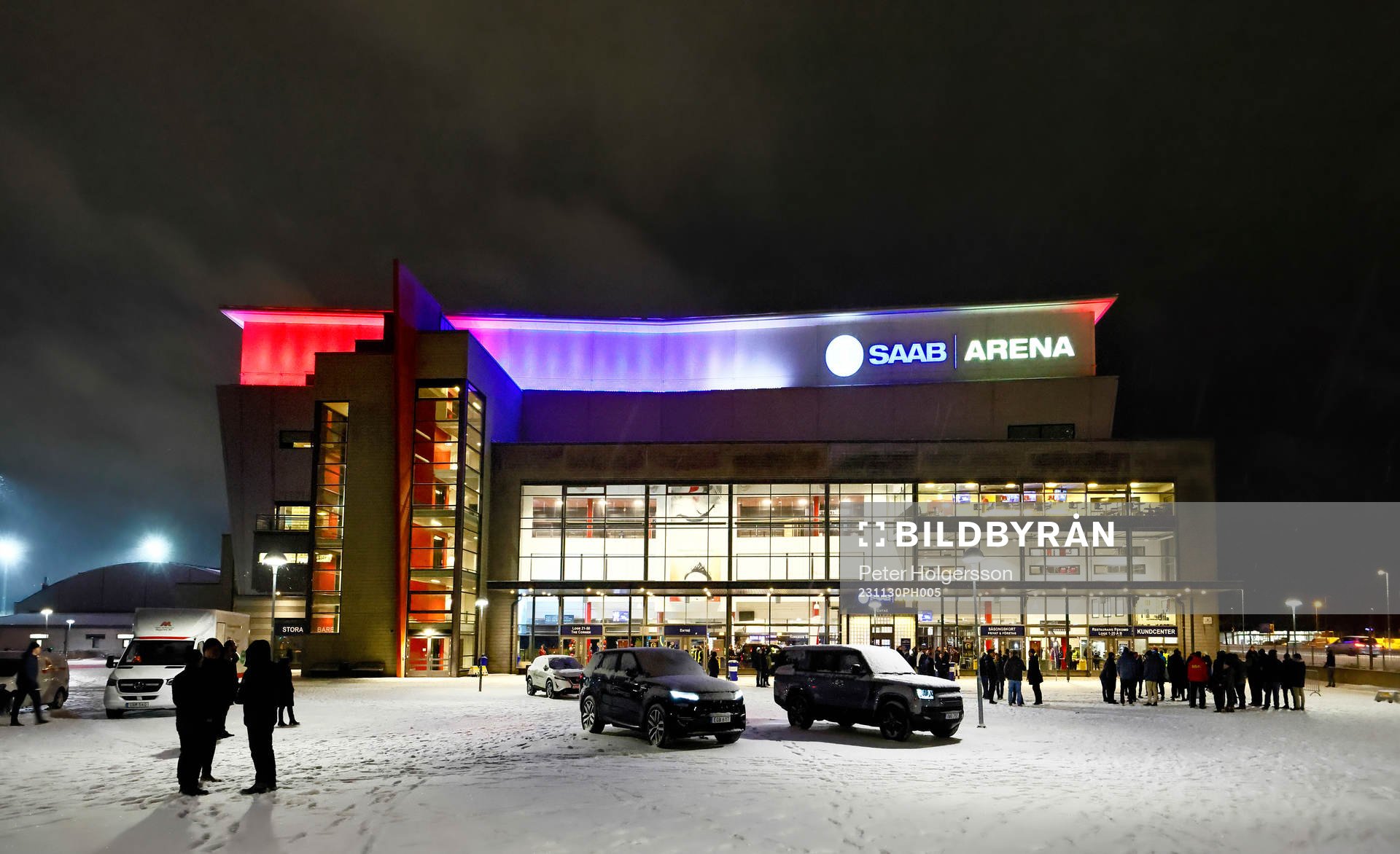 SAAB Arena före ishockeymatchen i SHL mellan Linköping