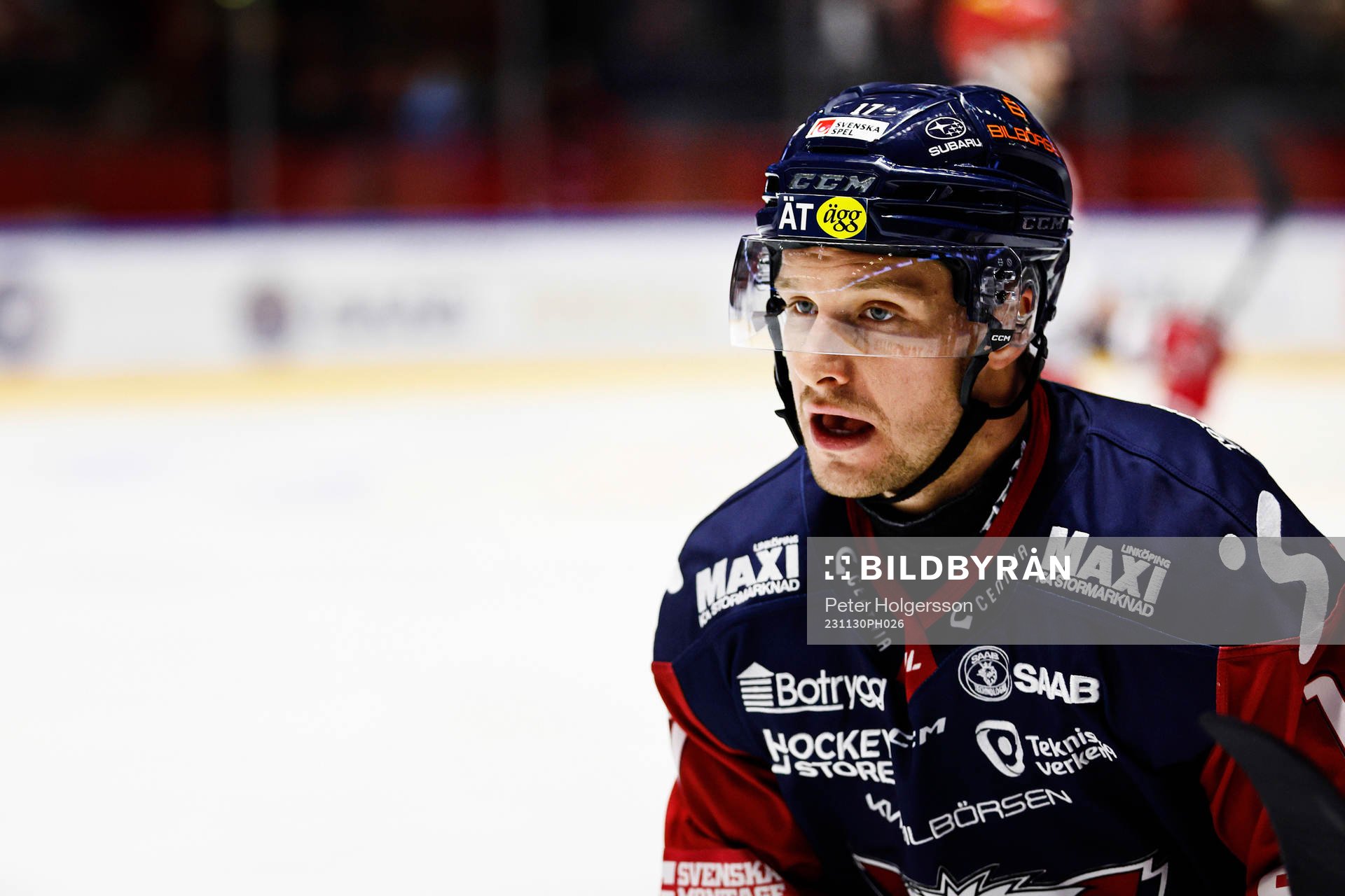 Linköpings Sebastian Strandberg jublar