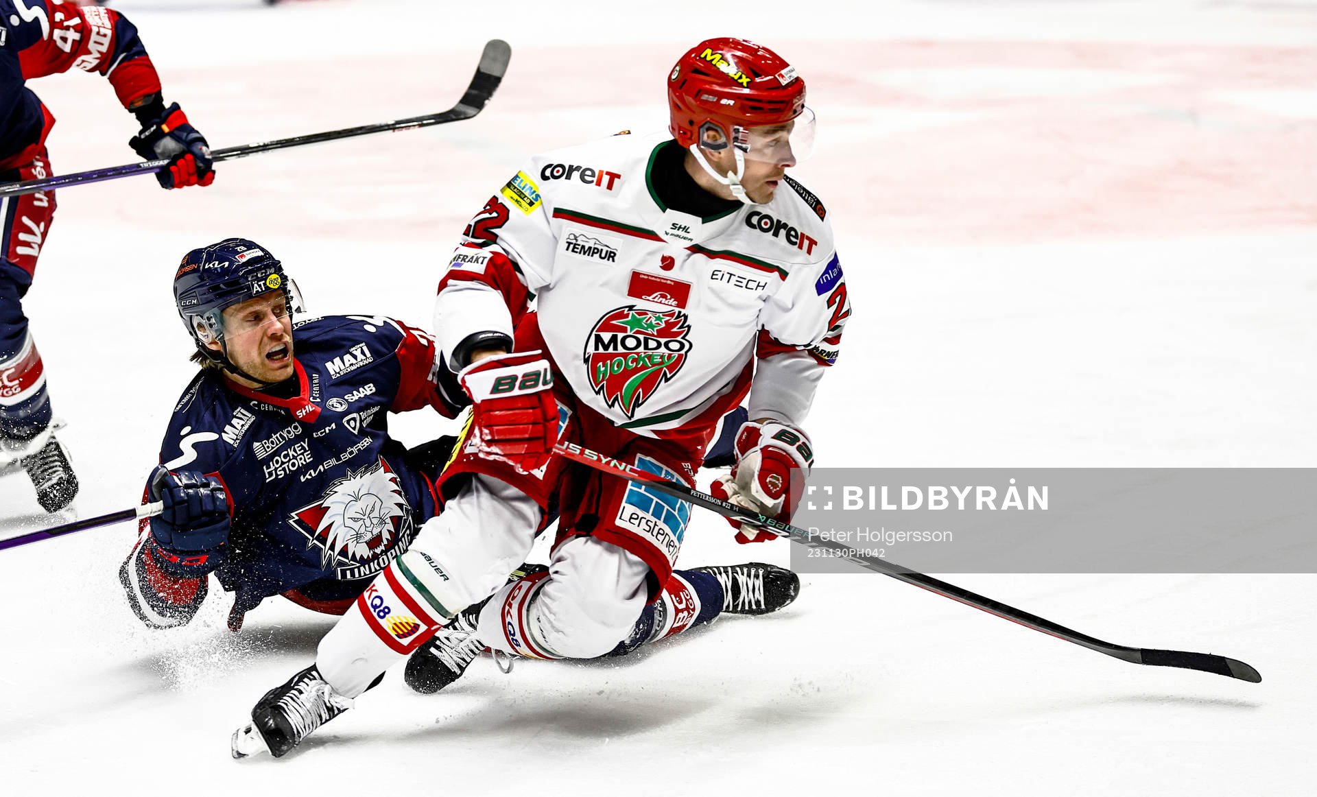 Linköpings John Nyberg och MoDos Adam Pettersson