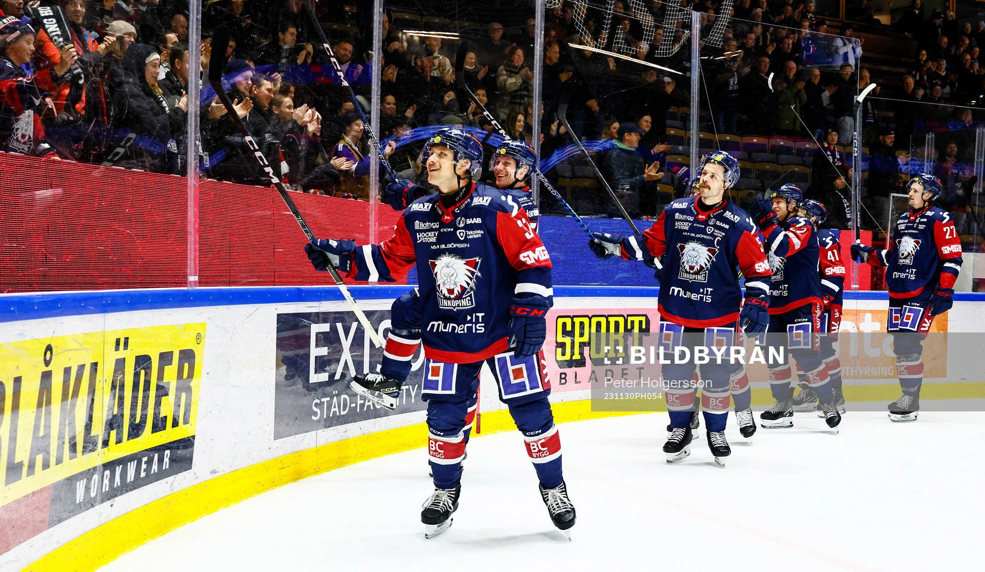 Linköpings Jesper Pettersson jublar