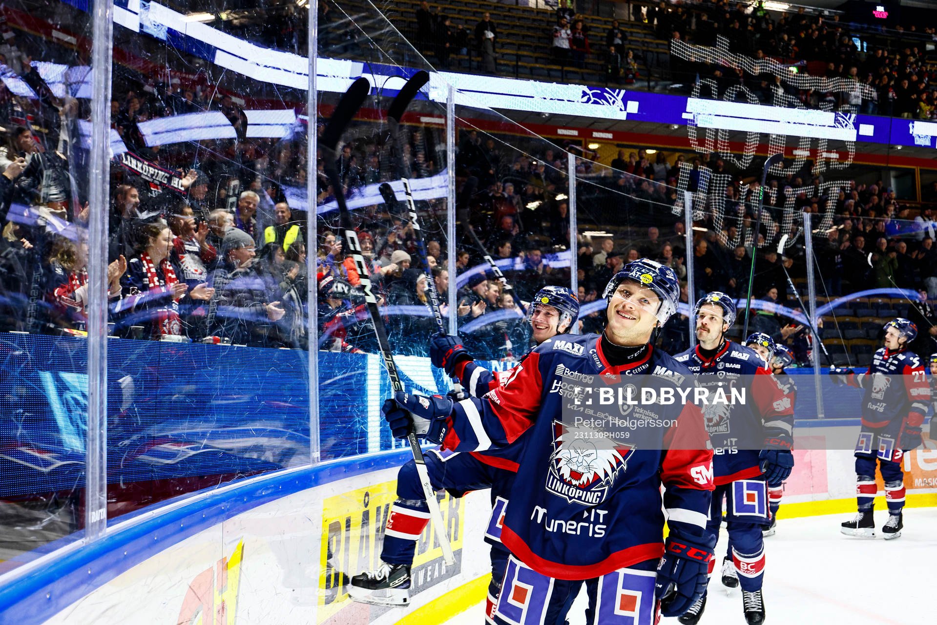 Linköpings Jesper Pettersson jublar