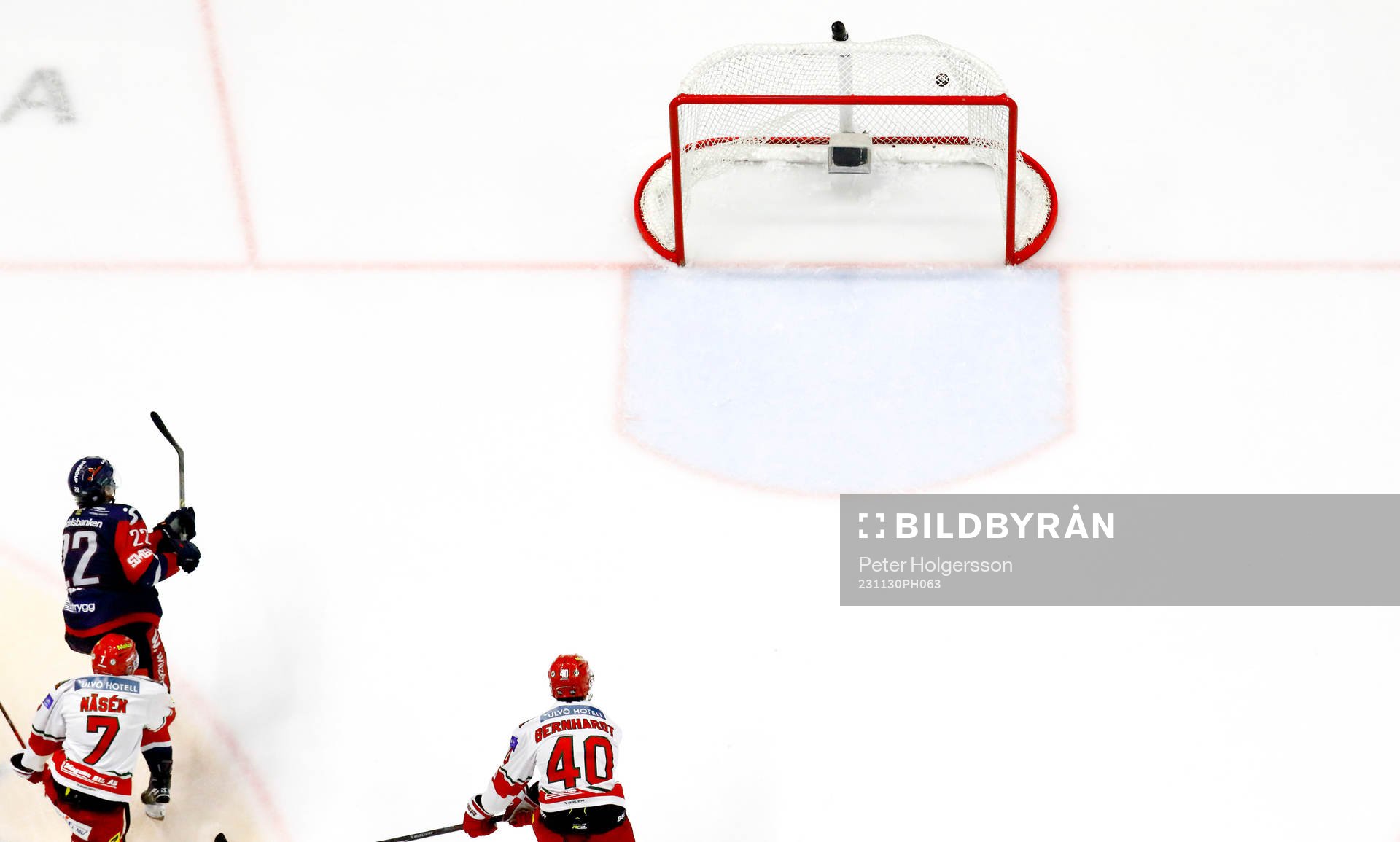 Linköpings Vilmos Gallo gör mål 4-0