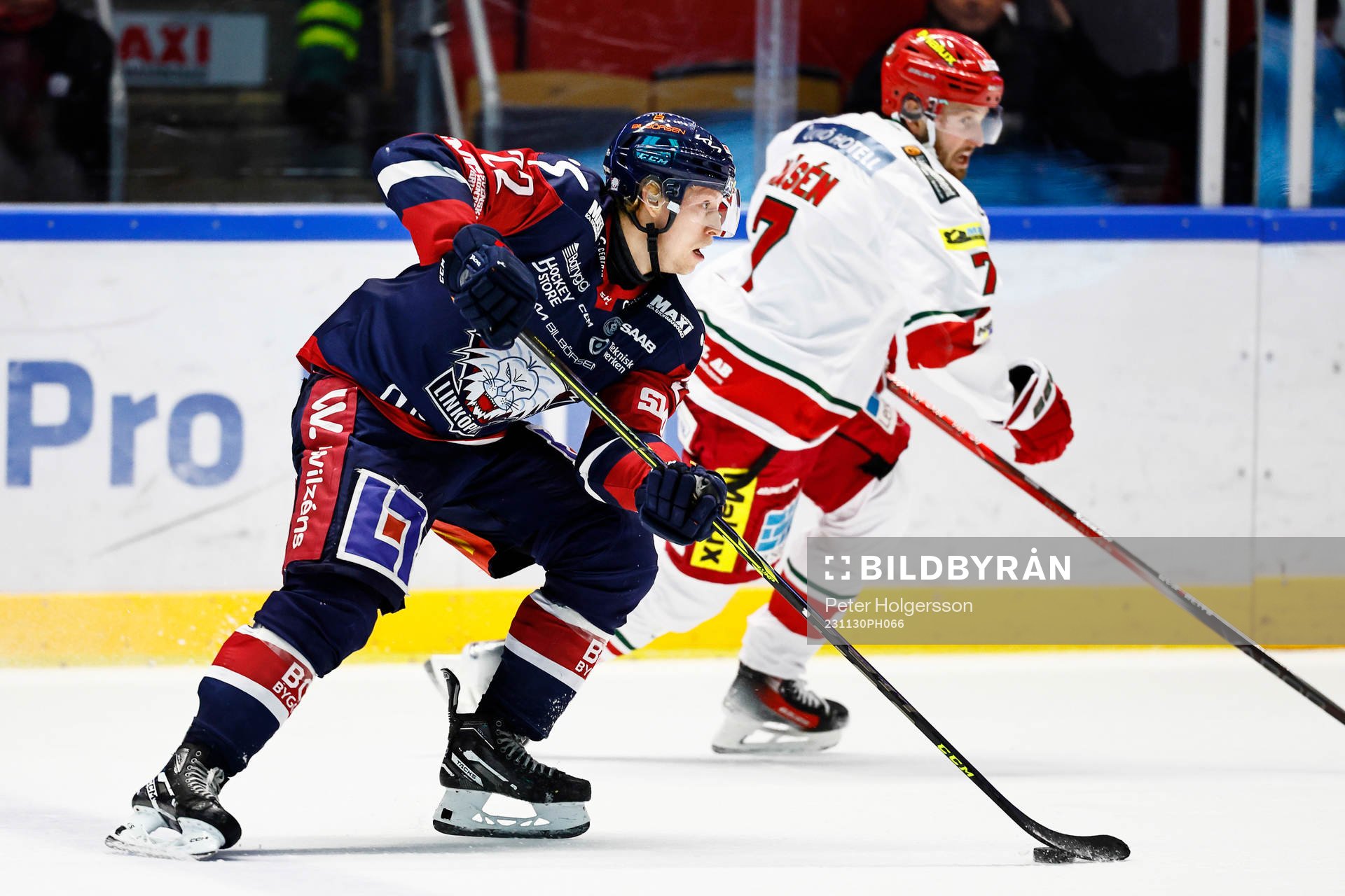Linköpings Vilmos Gallo gör mål 4-0