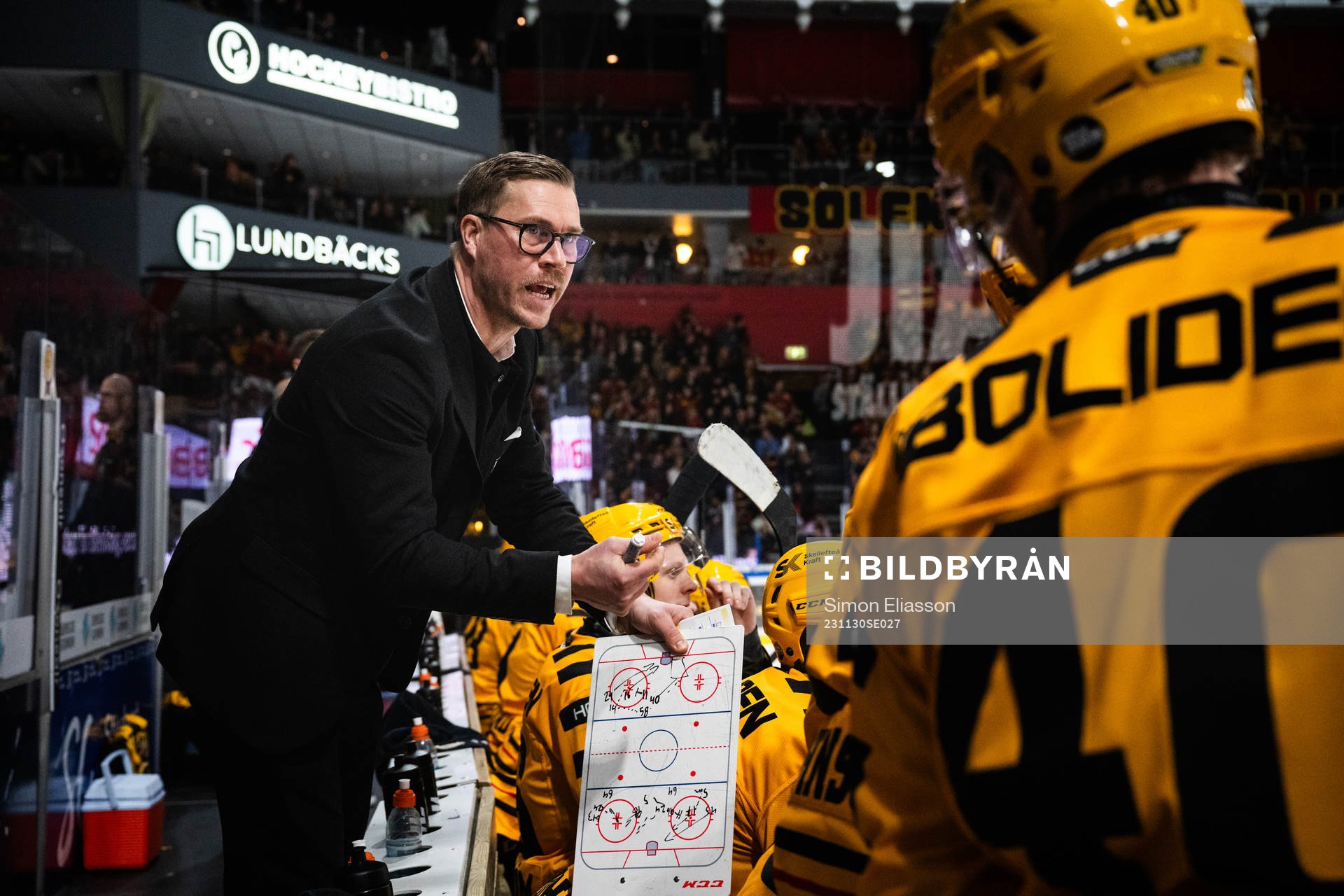 Skellefteås assisterande tränare Andreas Falk