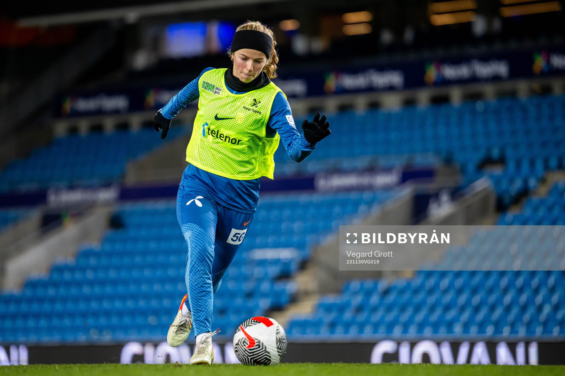 Justine Kielland of the Norwegian women's national football