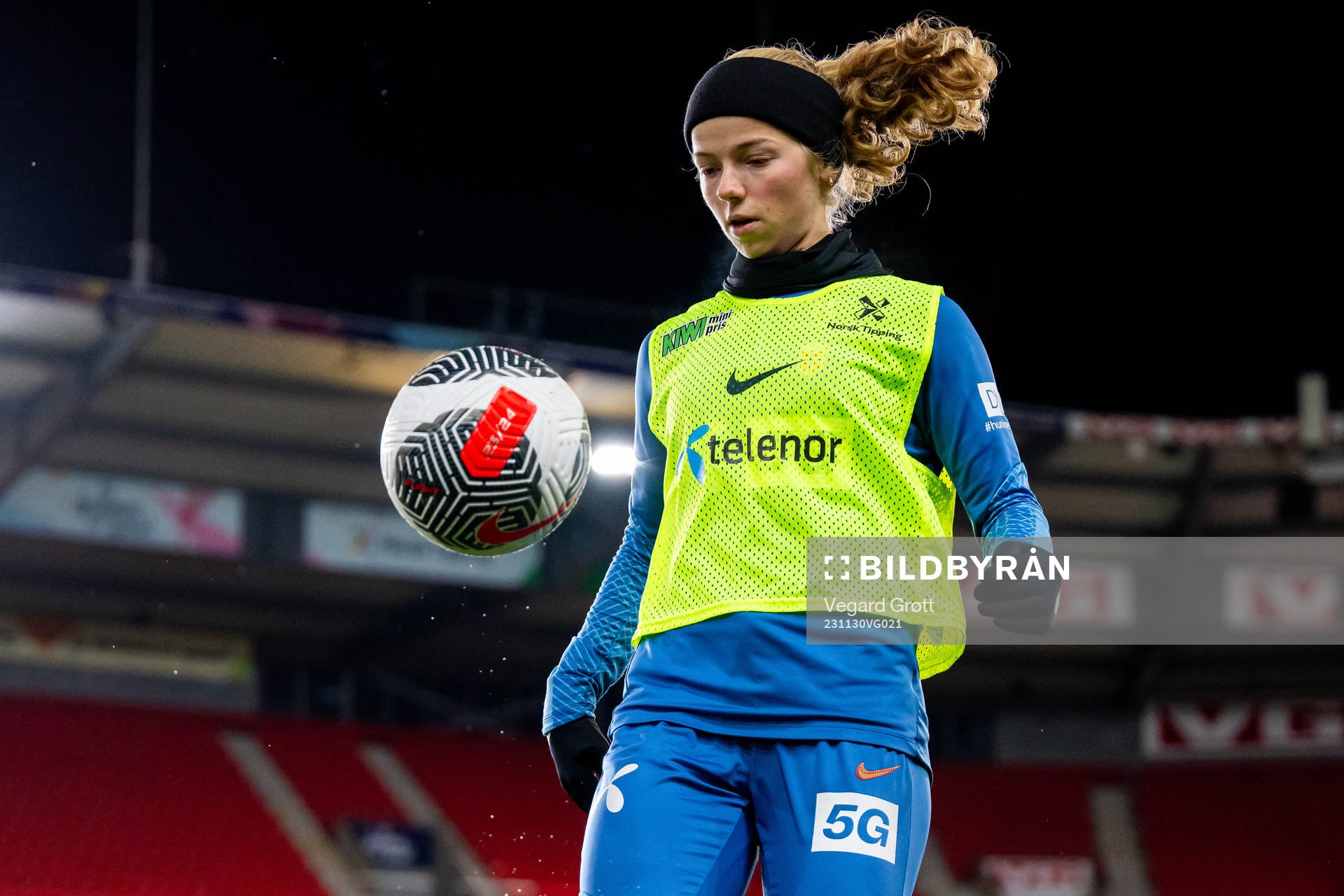Justine Kielland of the Norwegian women's national football