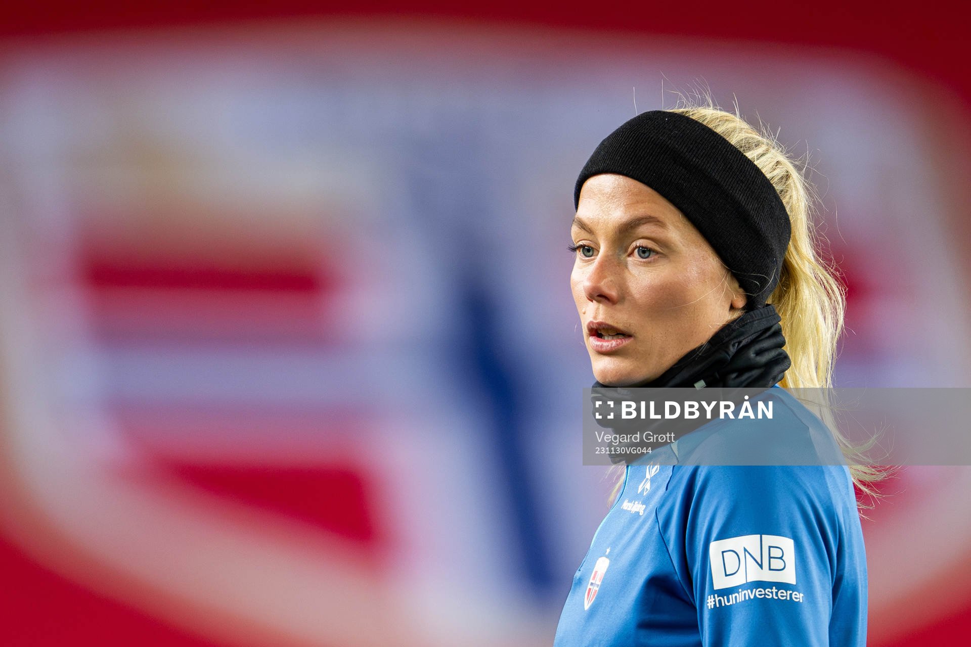 Guro Bergsvand of the Norwegian women's national football