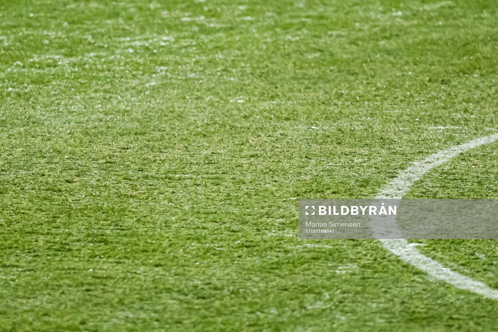 Quality of the grass at Ullevaal Stadion