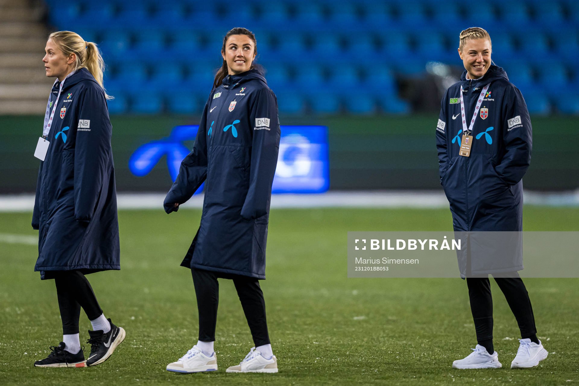 Guro Bergsvand, Ingrid Syrstad Engen and Sophie Román Haug