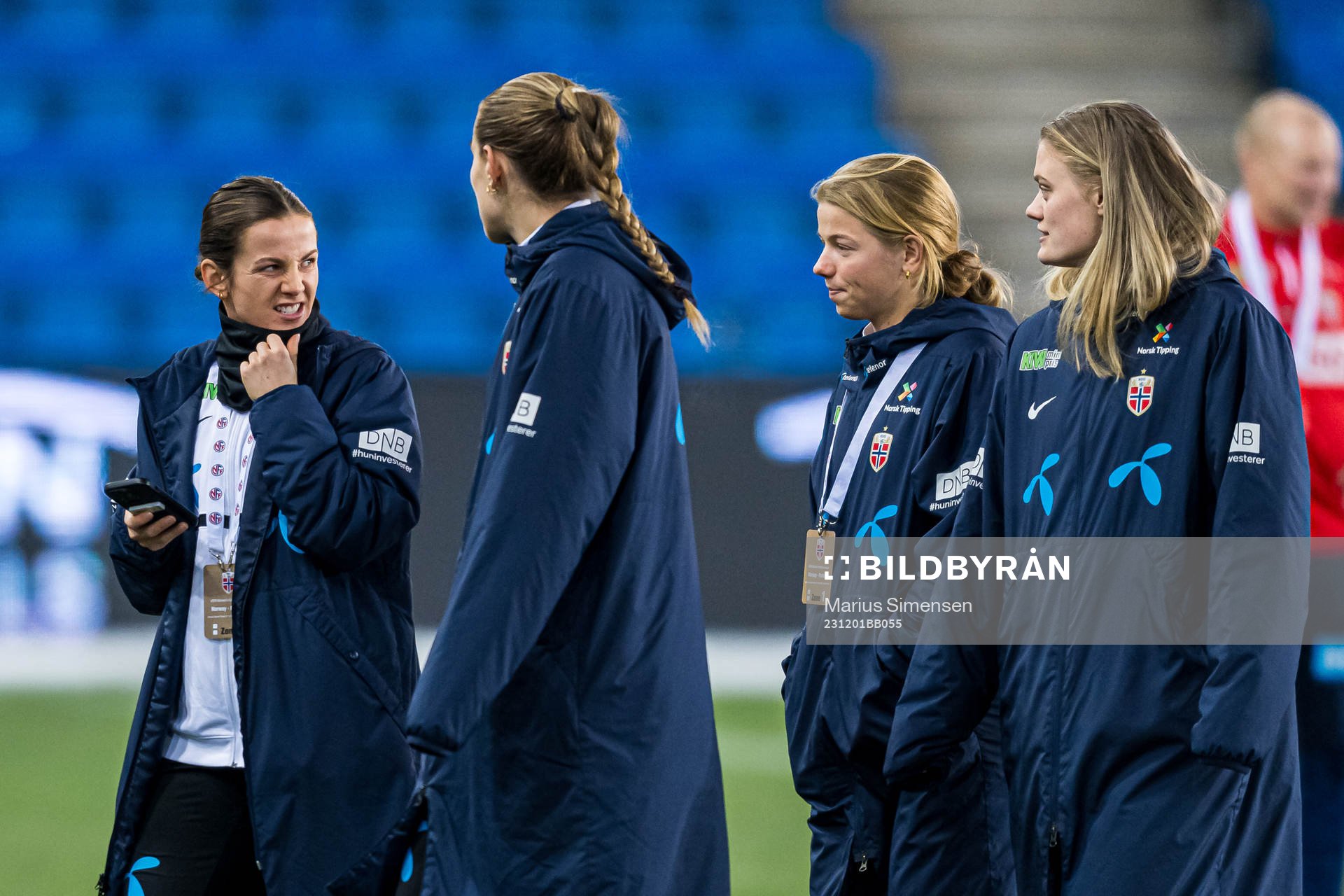 Tuva Hansen, Justine Kielland and Mathilde Harviken of
