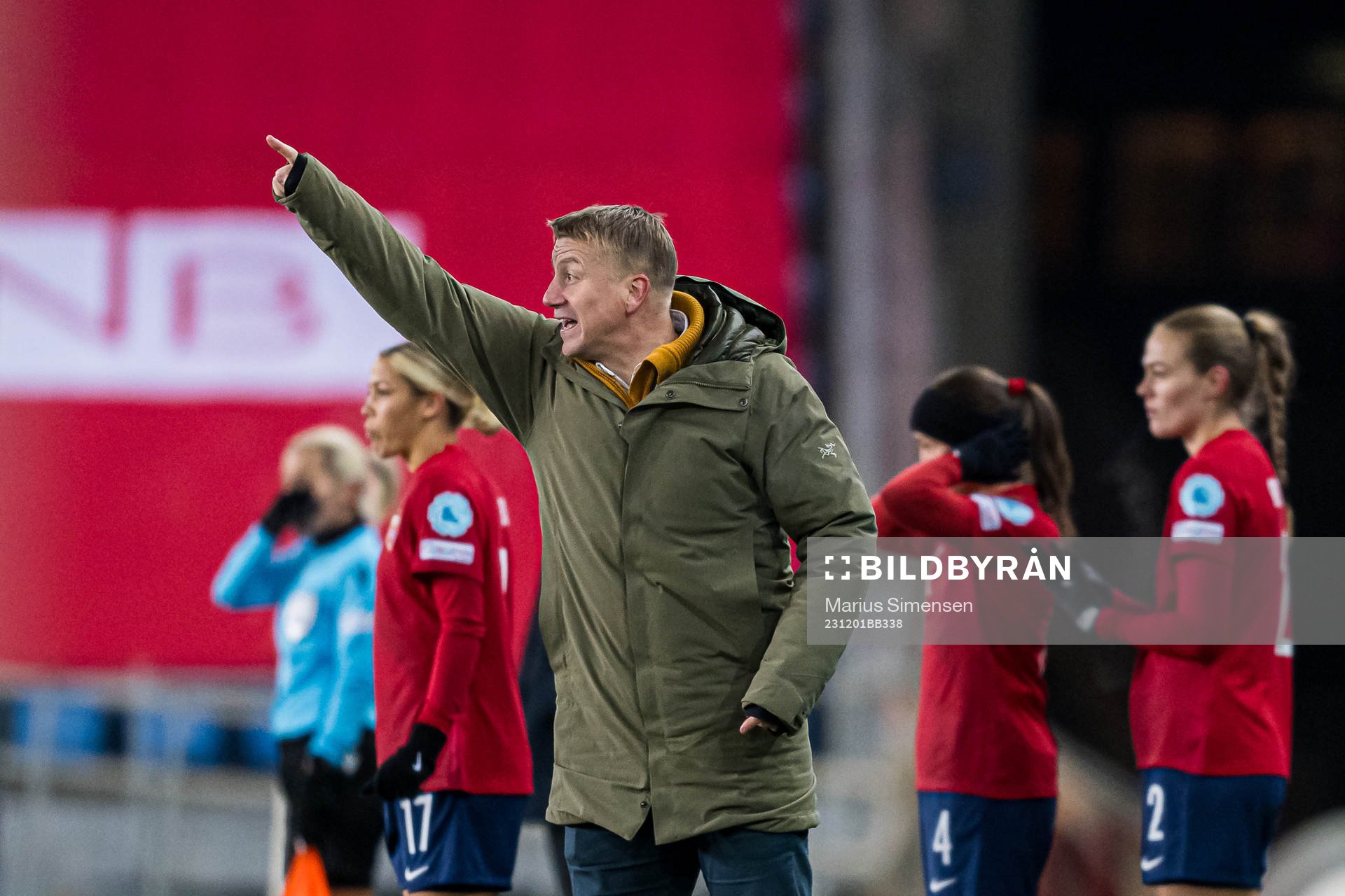 Leif Gunnar Smerud, head coach of Norway