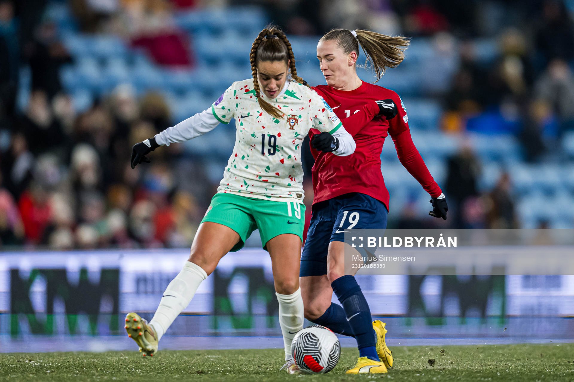 Diana Gomes of Portugal ansd Elisabeth Terland of Norway