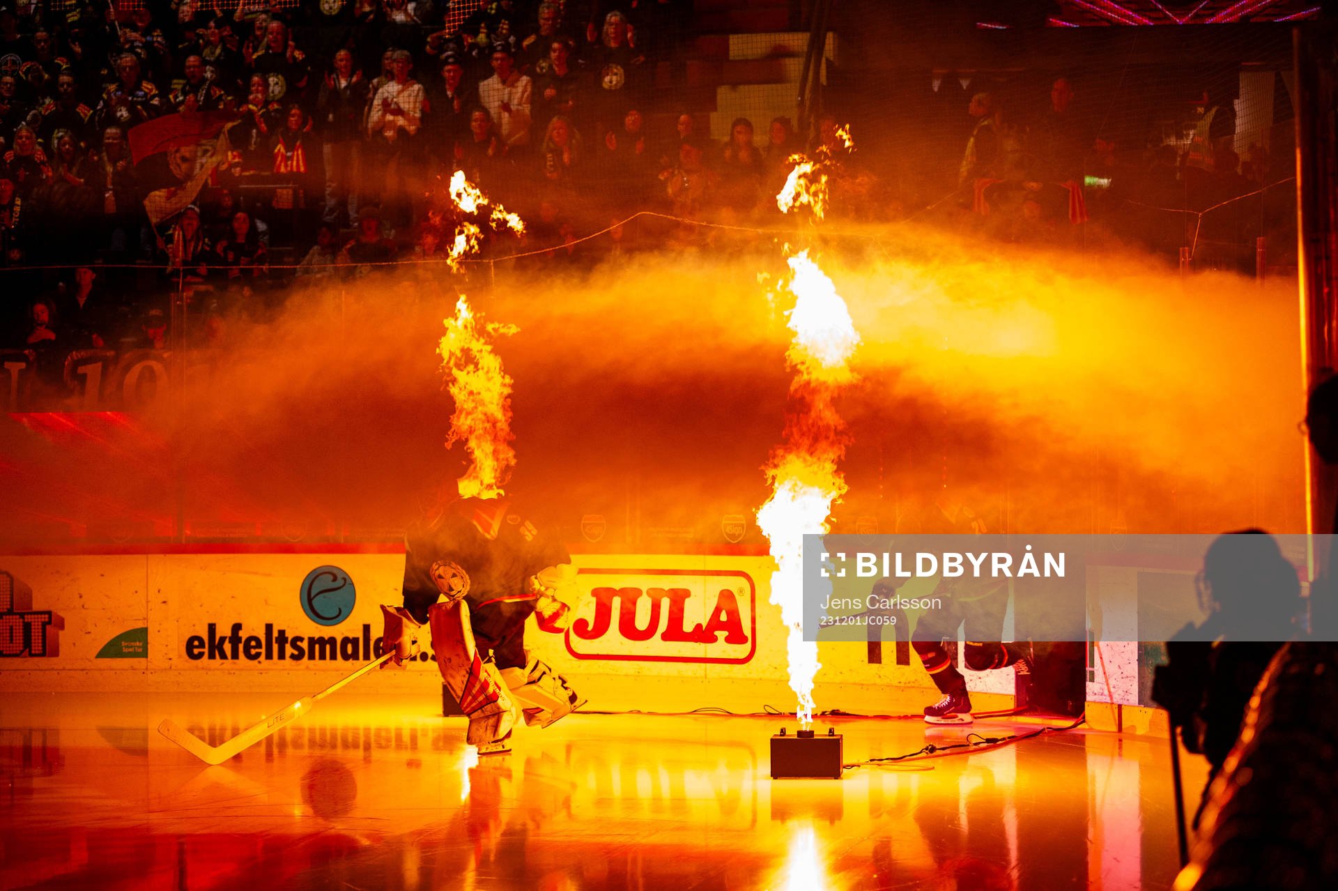 Brynäs målvakt Anders Lindbäck gör entré