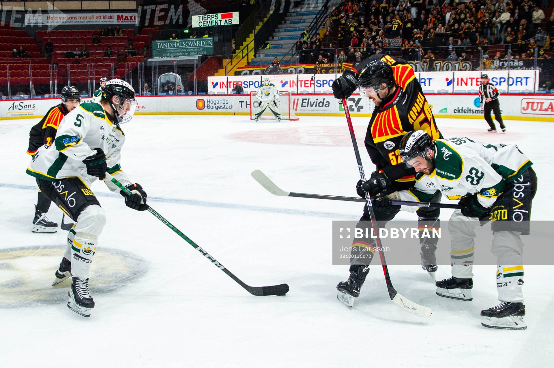 Östersunds August Hansson, Brynäs Jack Kopacka  och