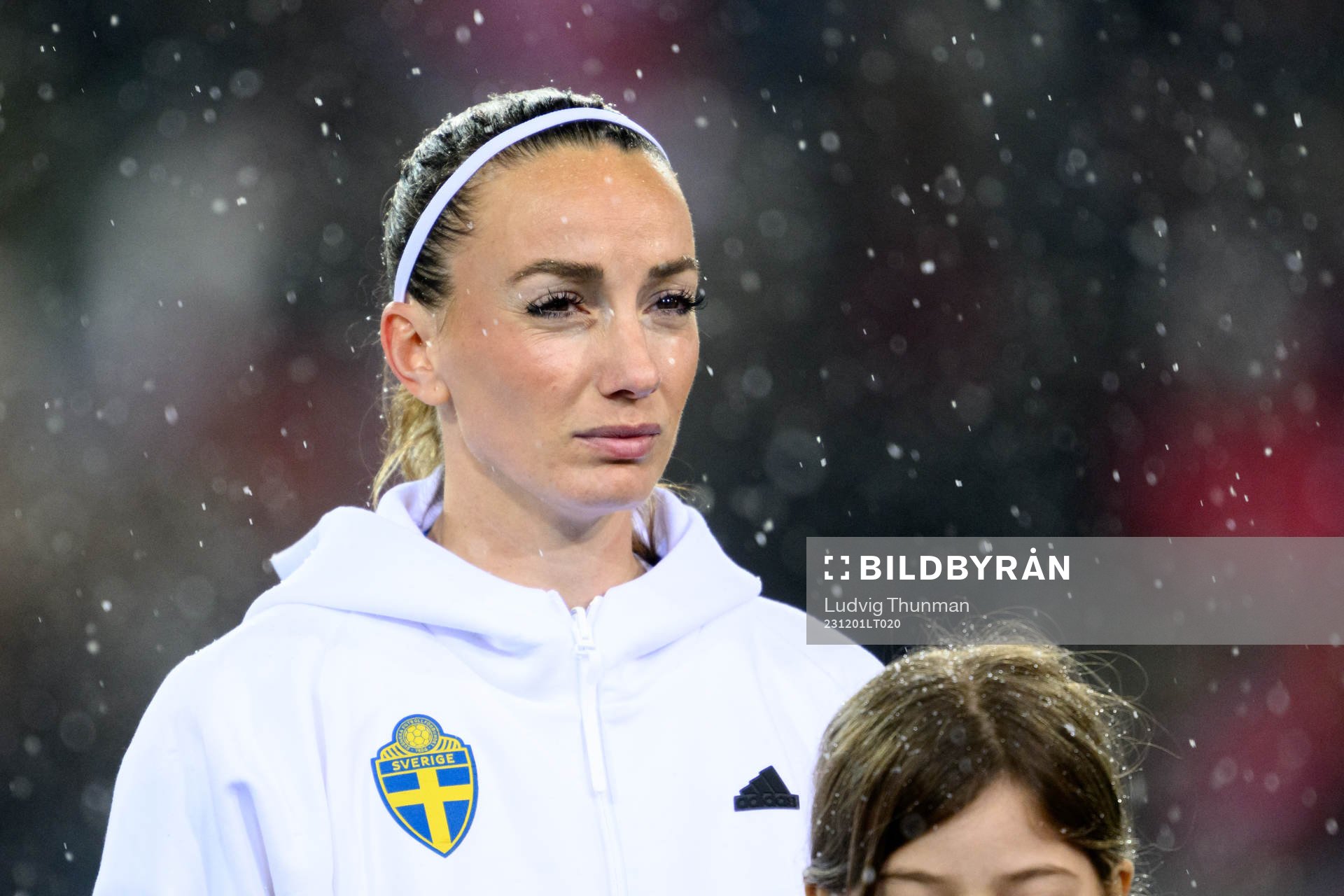 Kosovare Asllani of Sweden at lineup