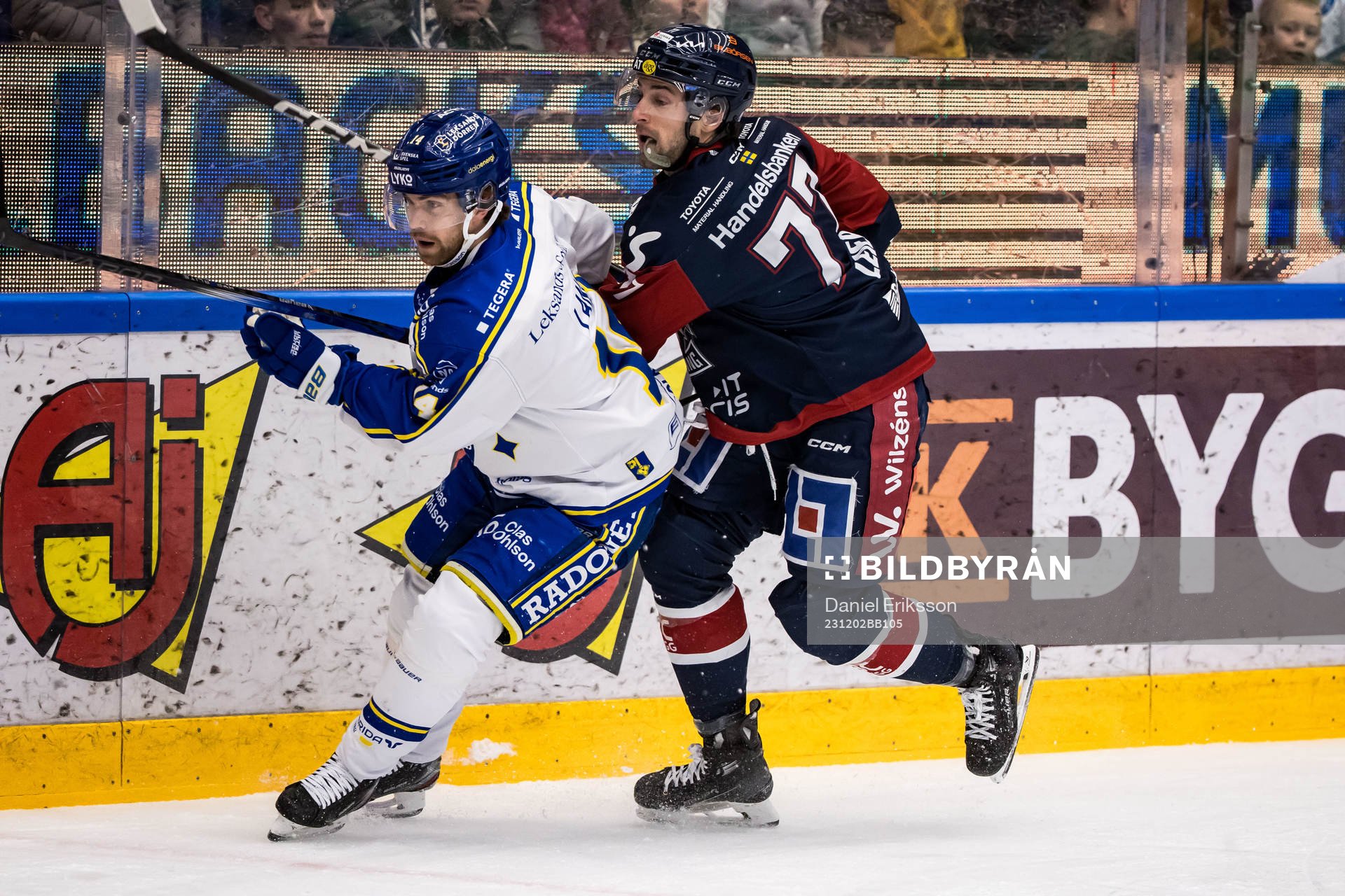 Leksands Oskar Lang och Linköpings Taylor Leier