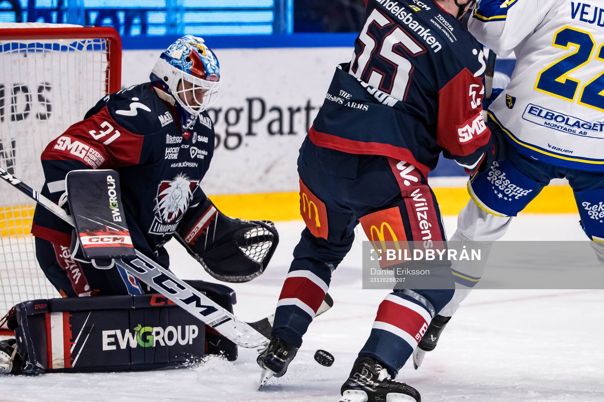 Linköpings målvakt Jesper Myrenberg