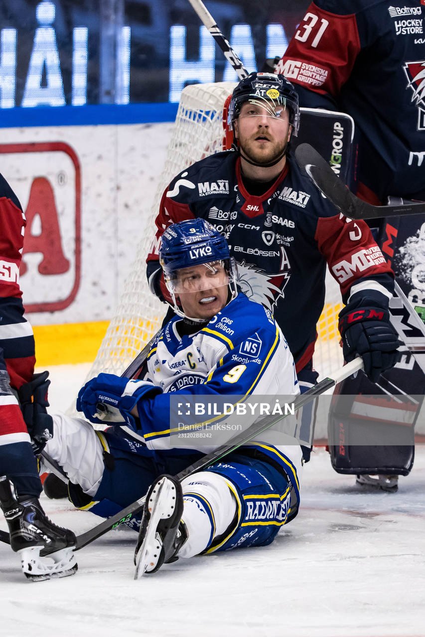 Leksands Patrik Zackrisson och Linköpings Linus Hultström