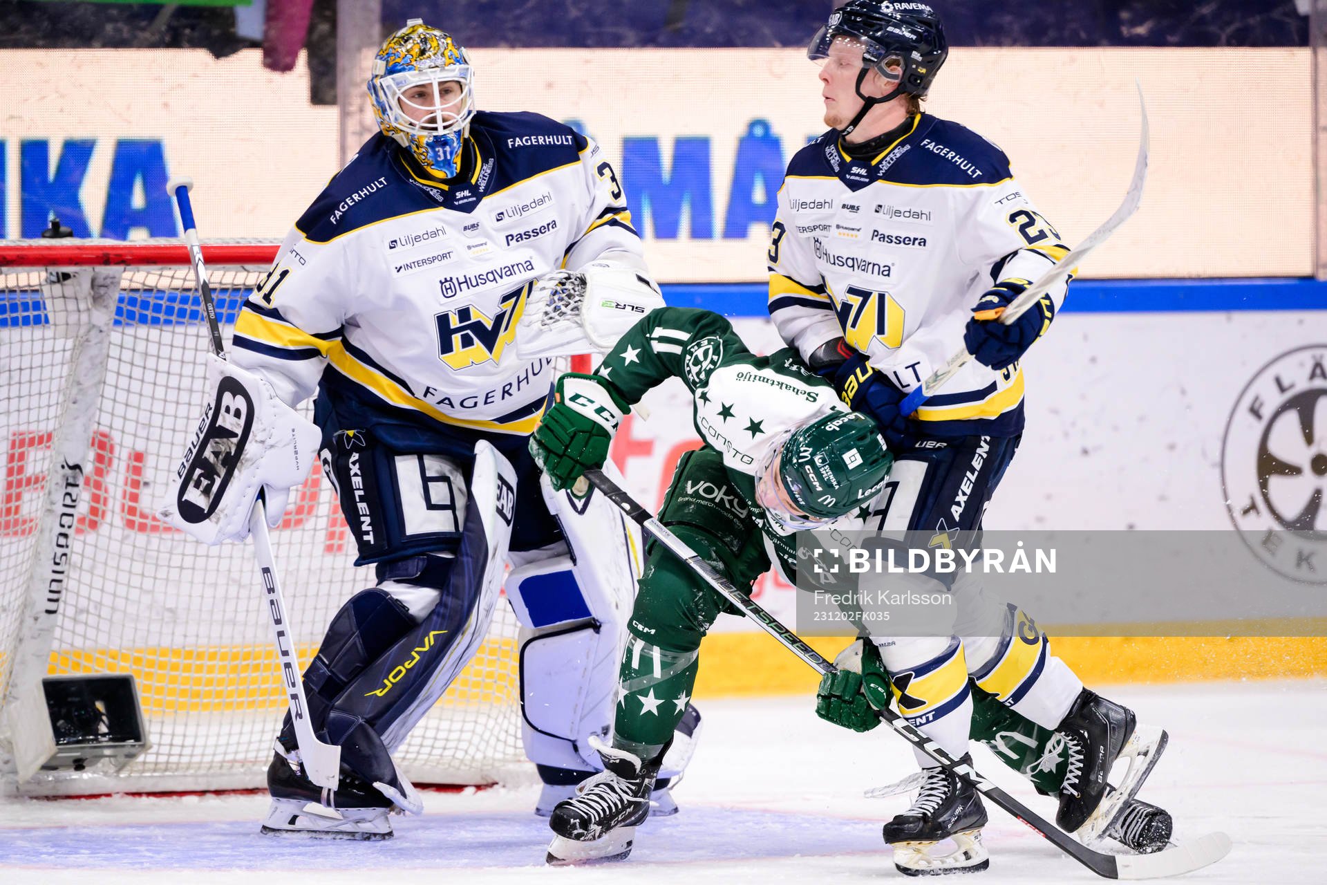 Färjestads Joakim Nygård och HV71s Åke Stakkestad