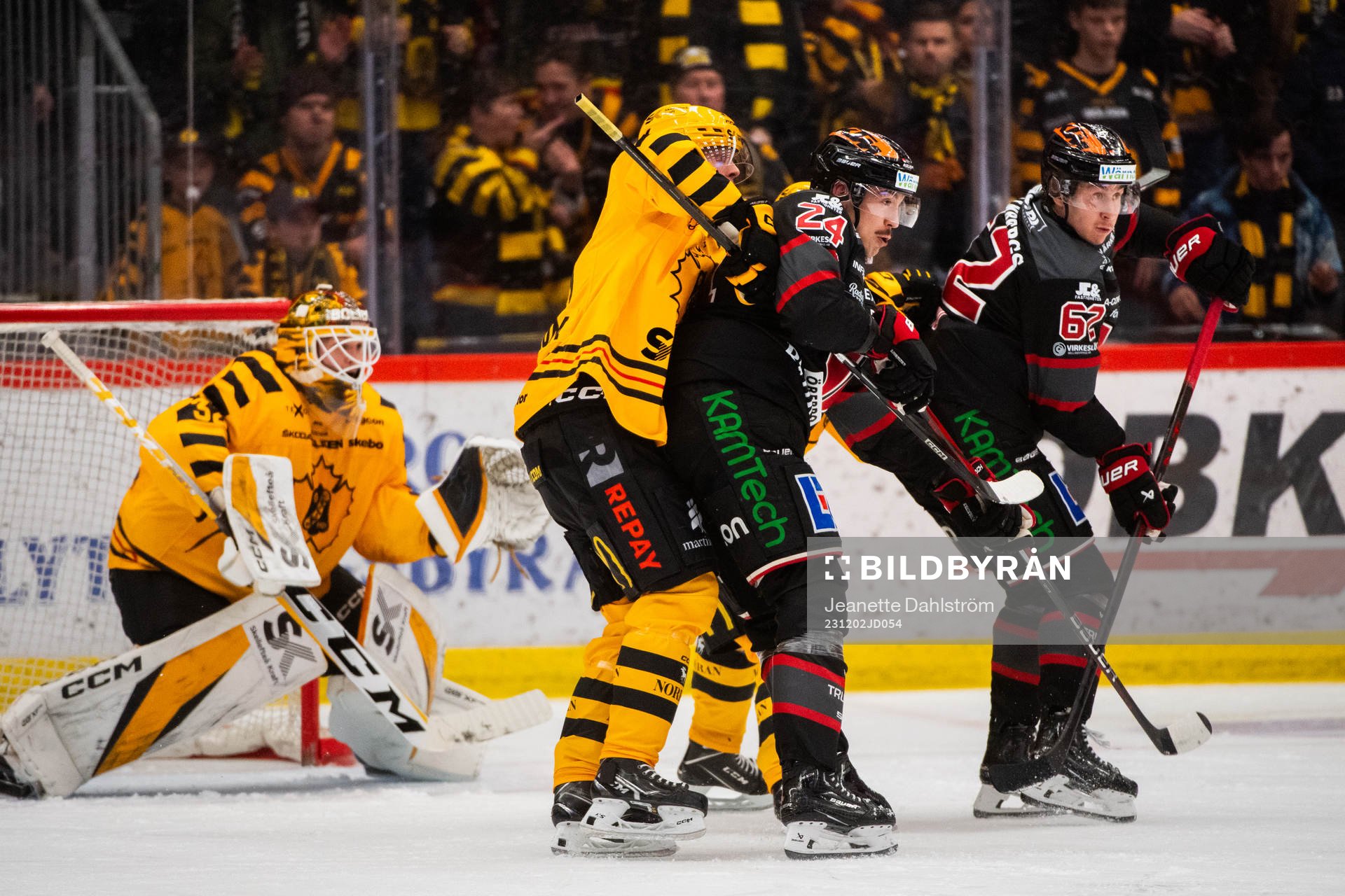 Skellefteås målvakt Linus Söderström, Linus Lindström,