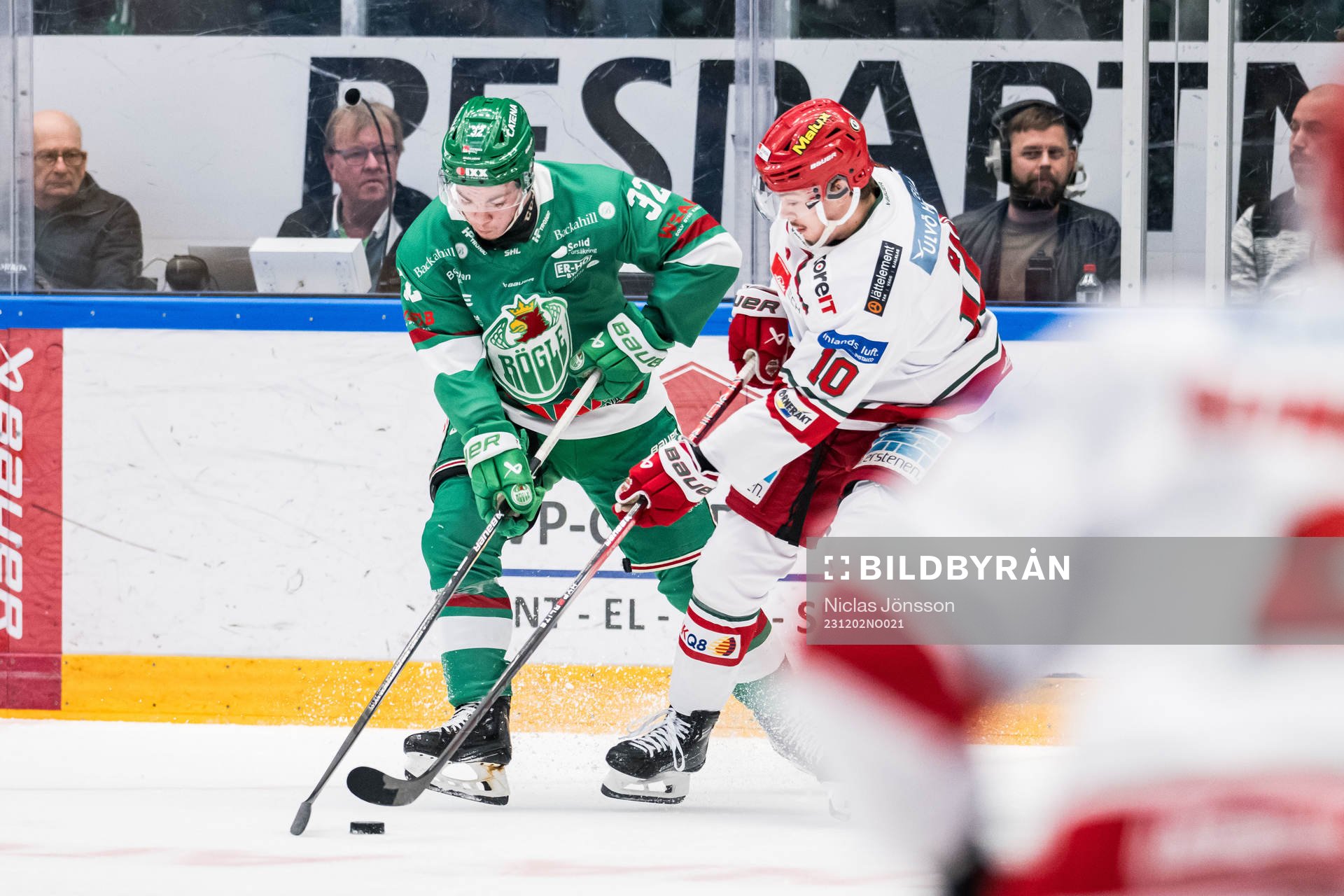 Rögles Oskar Pettersson och MoDos Sampo Ranta
