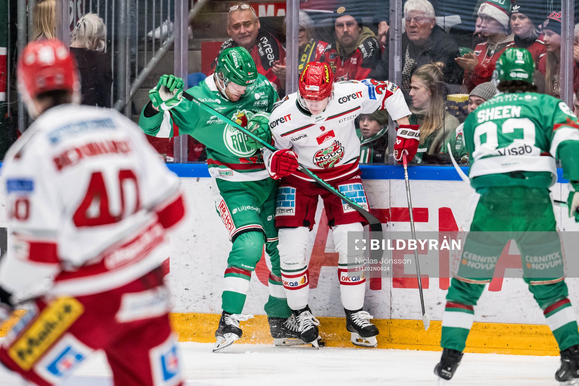 Rögles Ludvig Claesson och MoDos Theodor Niederbach