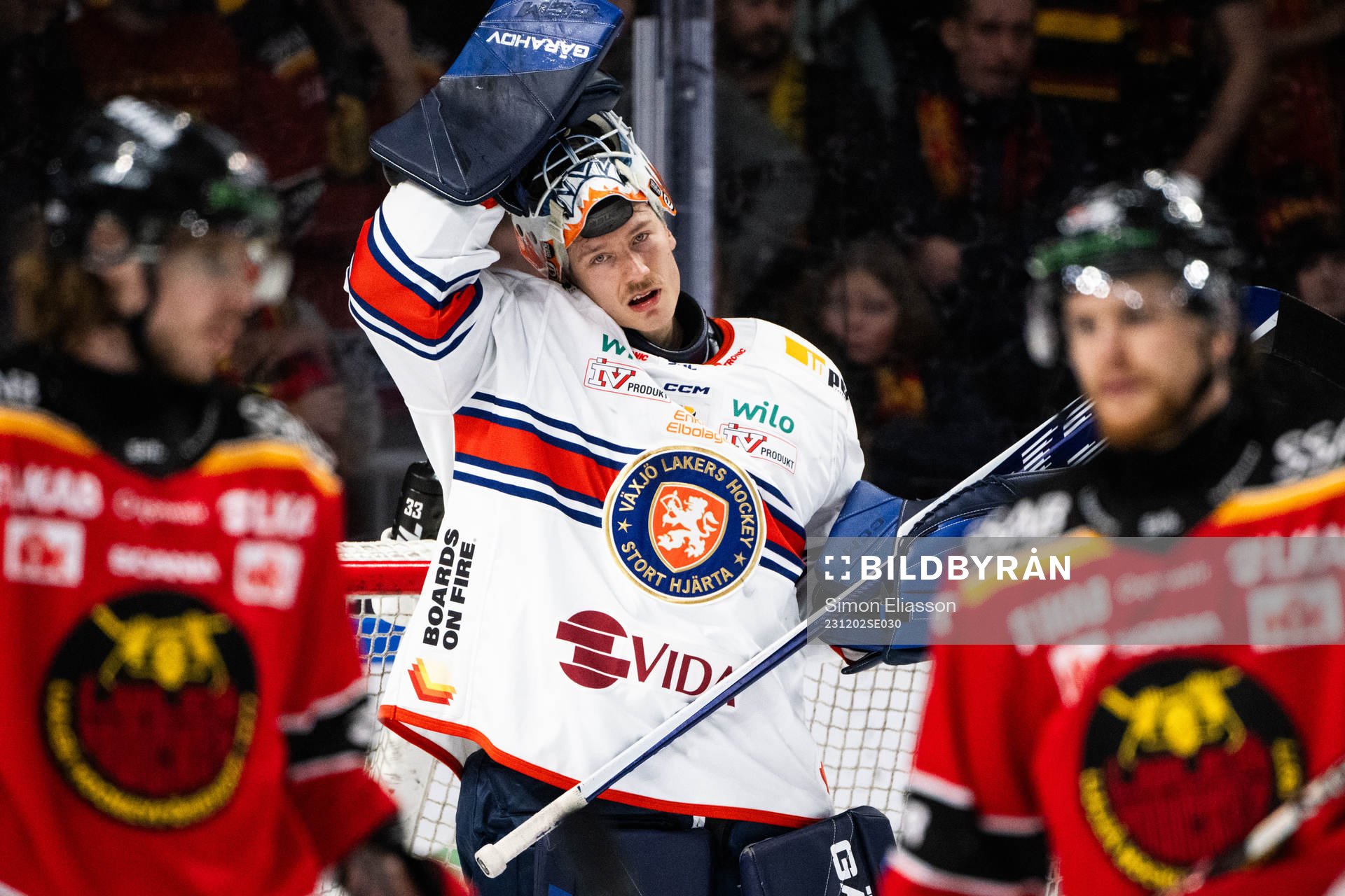 Växjös målvakt Emil Larmi