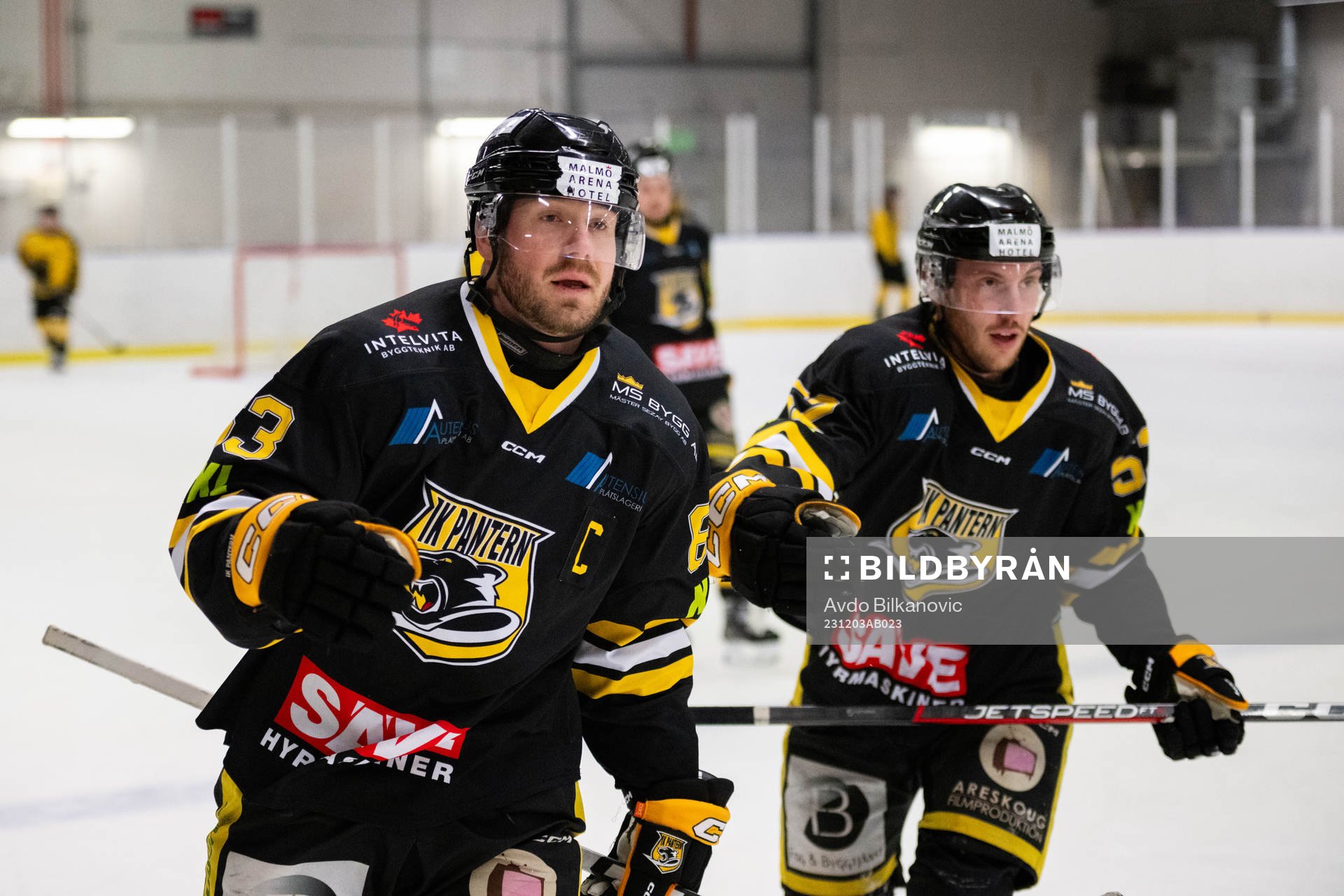 Panterns Viktor Holmkvist jublar