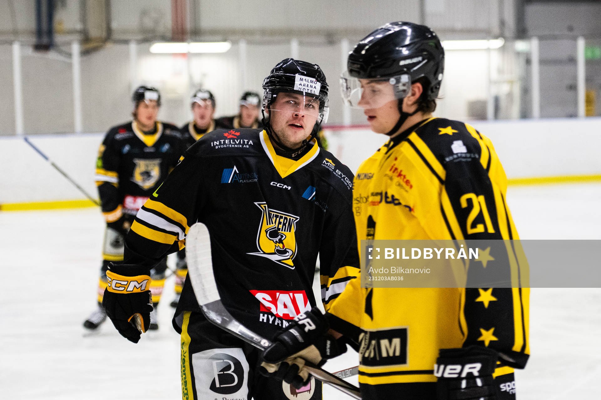 Panterns Adam Ringdahl jublar