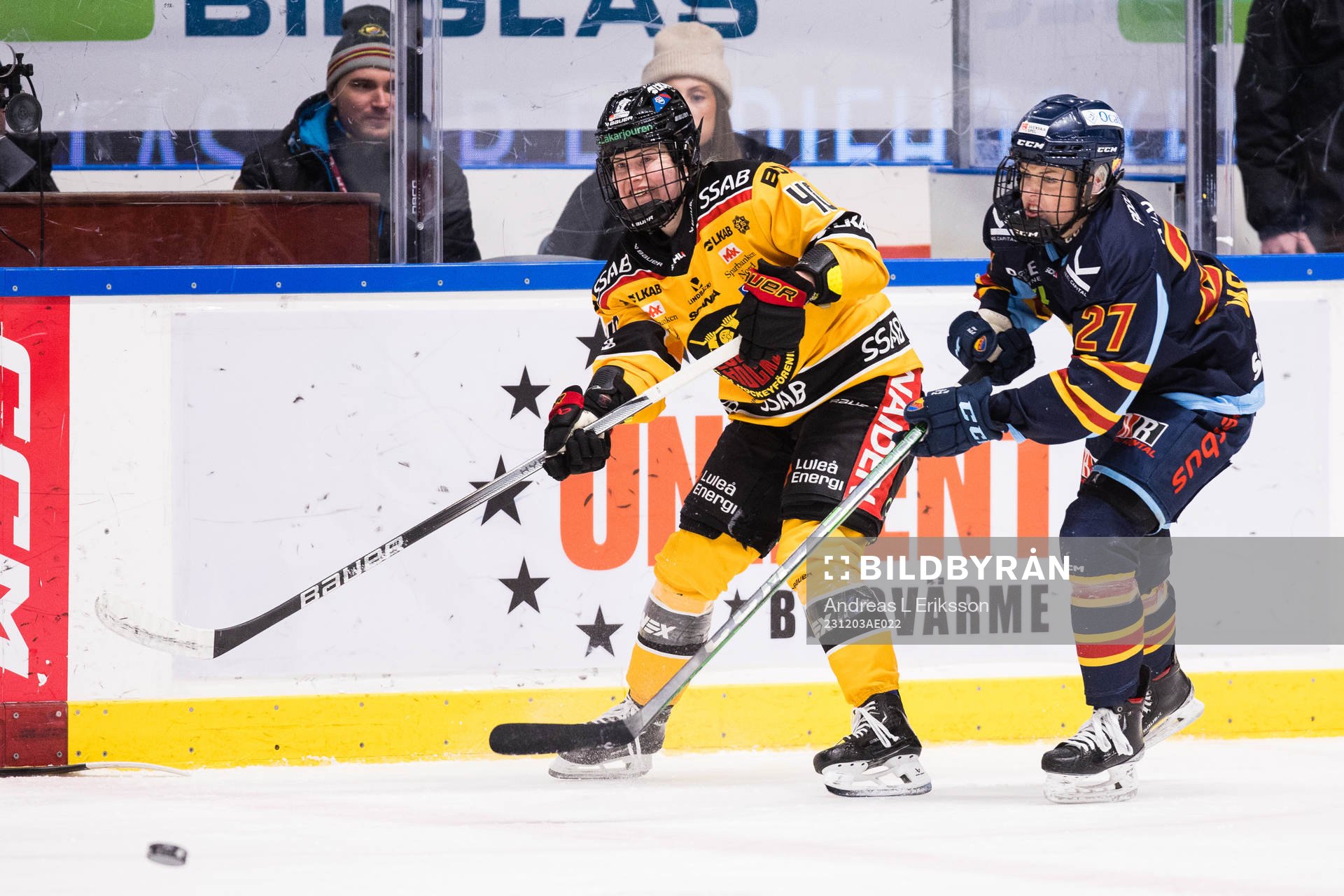 Luleås Noora Tulus och Djurgårdens Alice Wallin