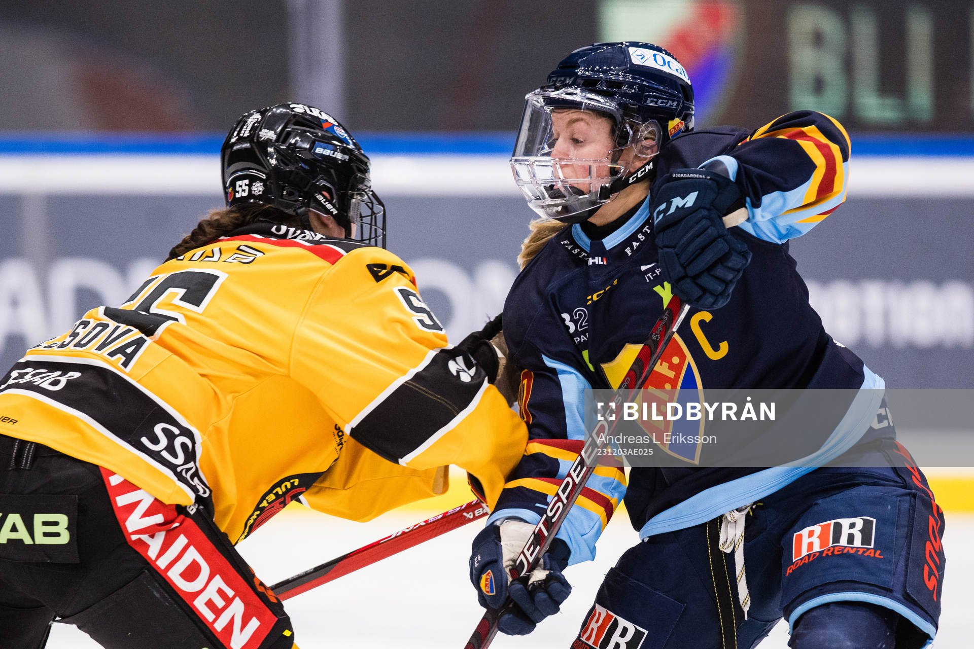 Luleås Daniela Pejsova och Djurgårdens Brette Pettet