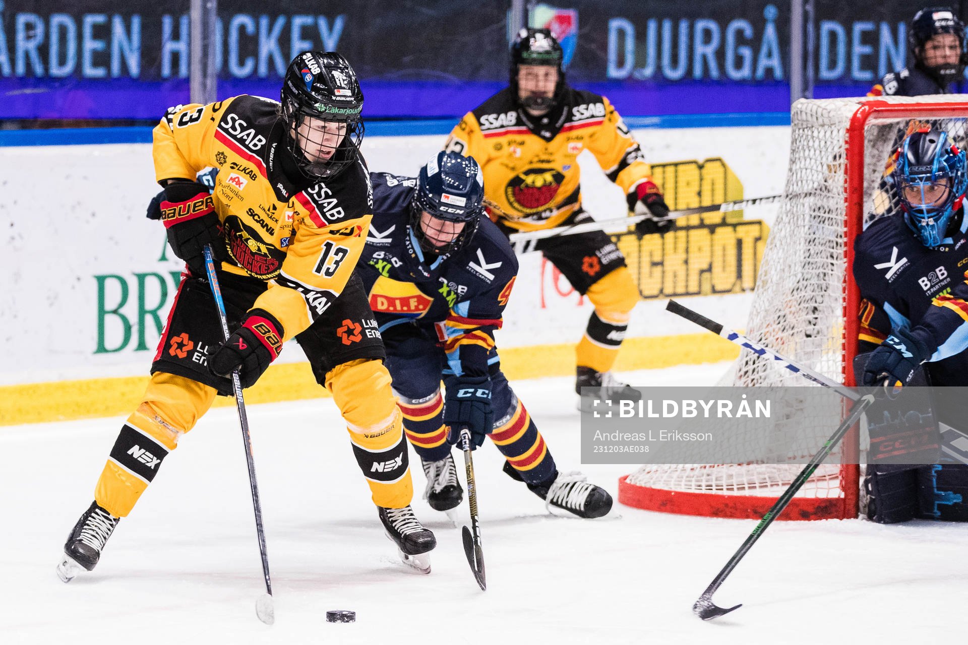 Luleås Jenna Pirttijärvi och Djurgårdens Wilma
